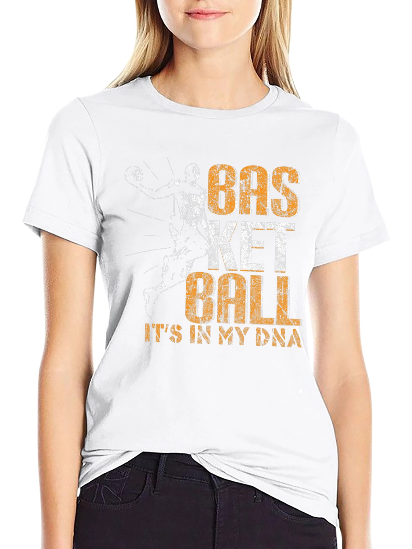 Basketball DNA T-Shirt - Sports Fan Apparel