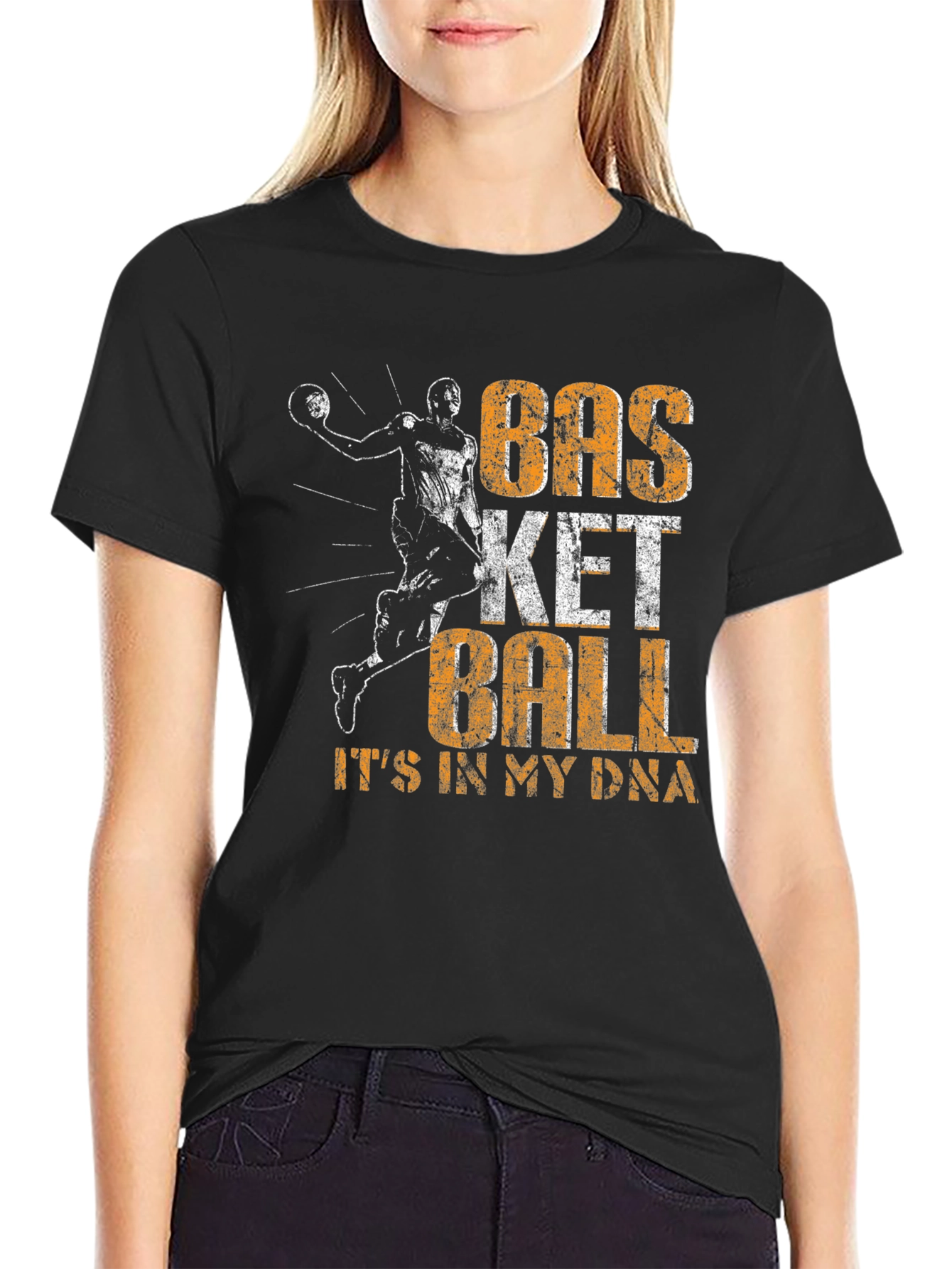 Basketball DNA T-Shirt - Sports Fan Apparel