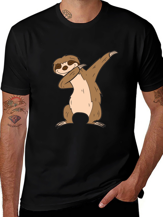 Dabbing Sloth Graphic Tee -  Fun & Trendy
