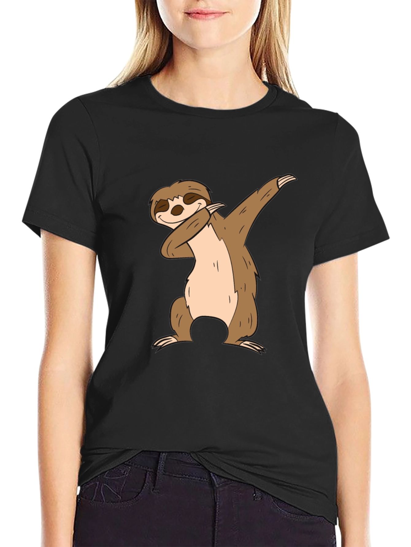 Dabbing Sloth Graphic Tee -  Fun & Trendy