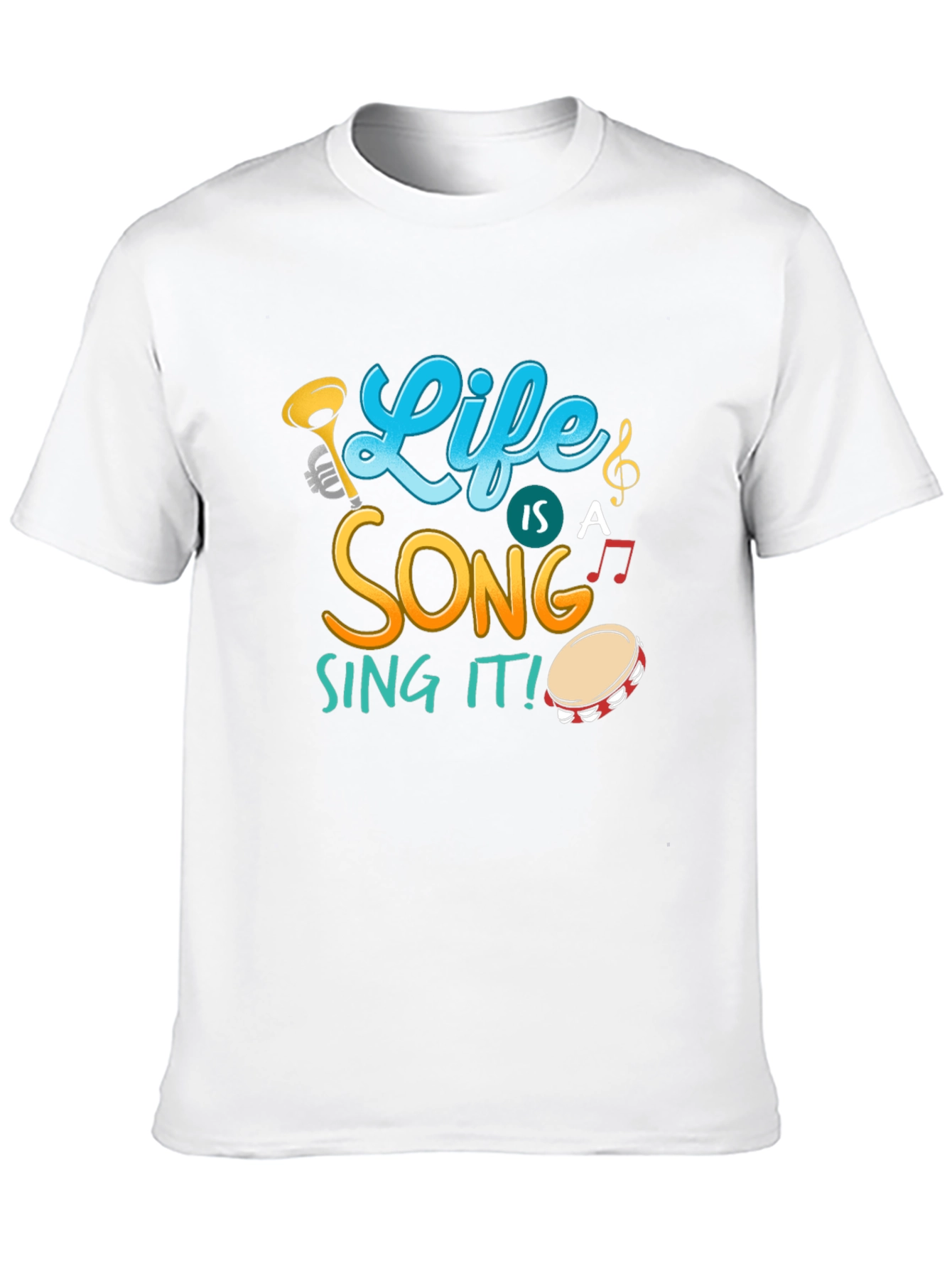 Life Is A Song Black T-Shirt