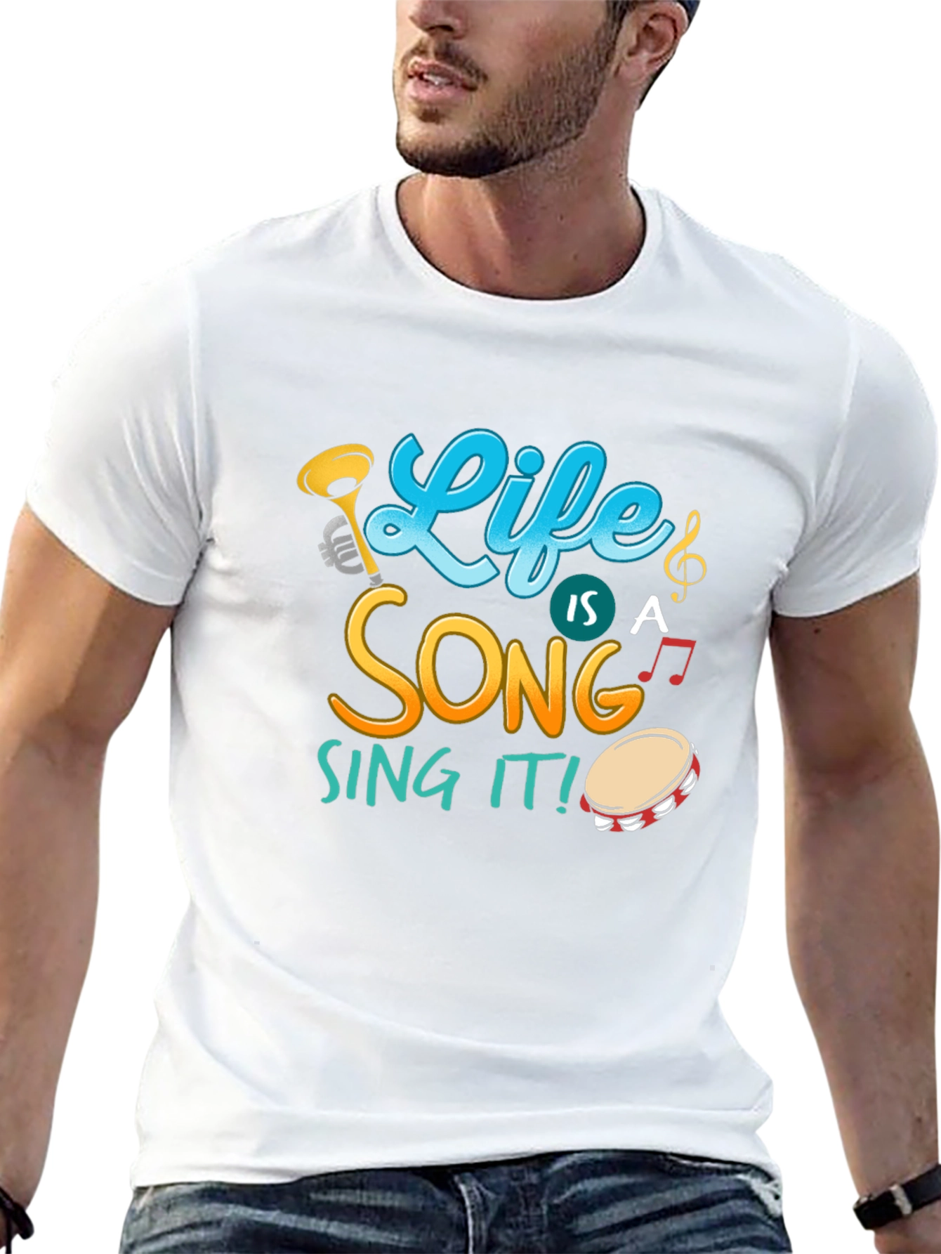 Life Is A Song Black T-Shirt