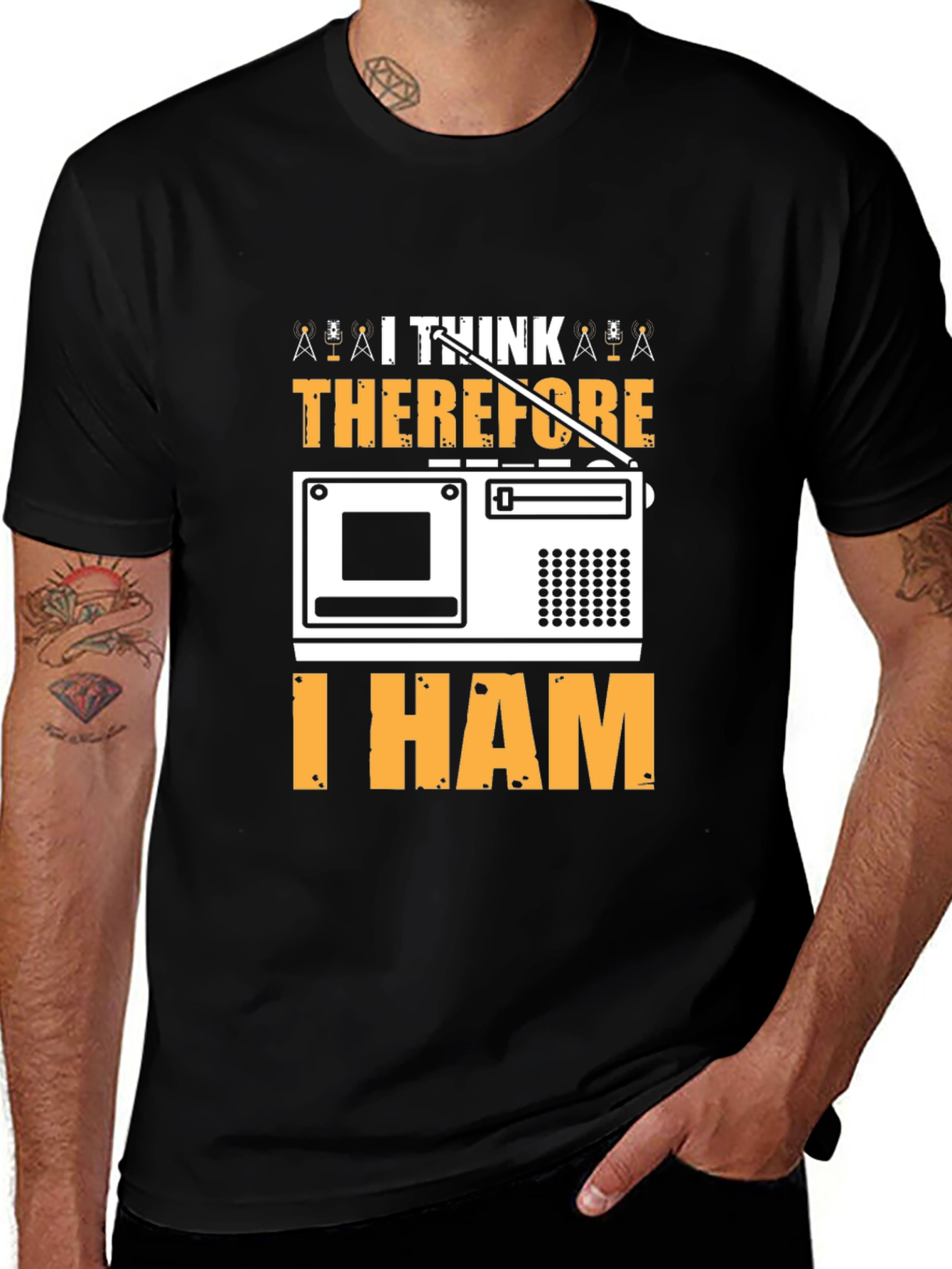 I Think Therefore I HAM Radio T-Shirt