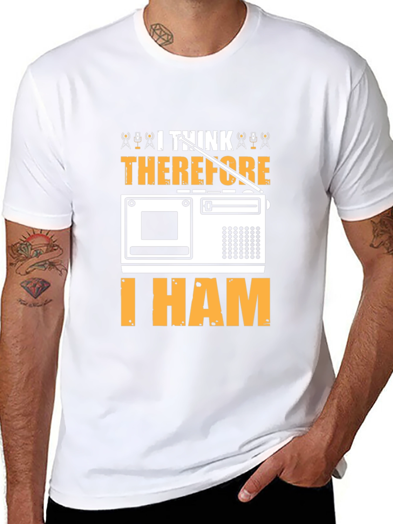 I Think Therefore I HAM Radio T-Shirt