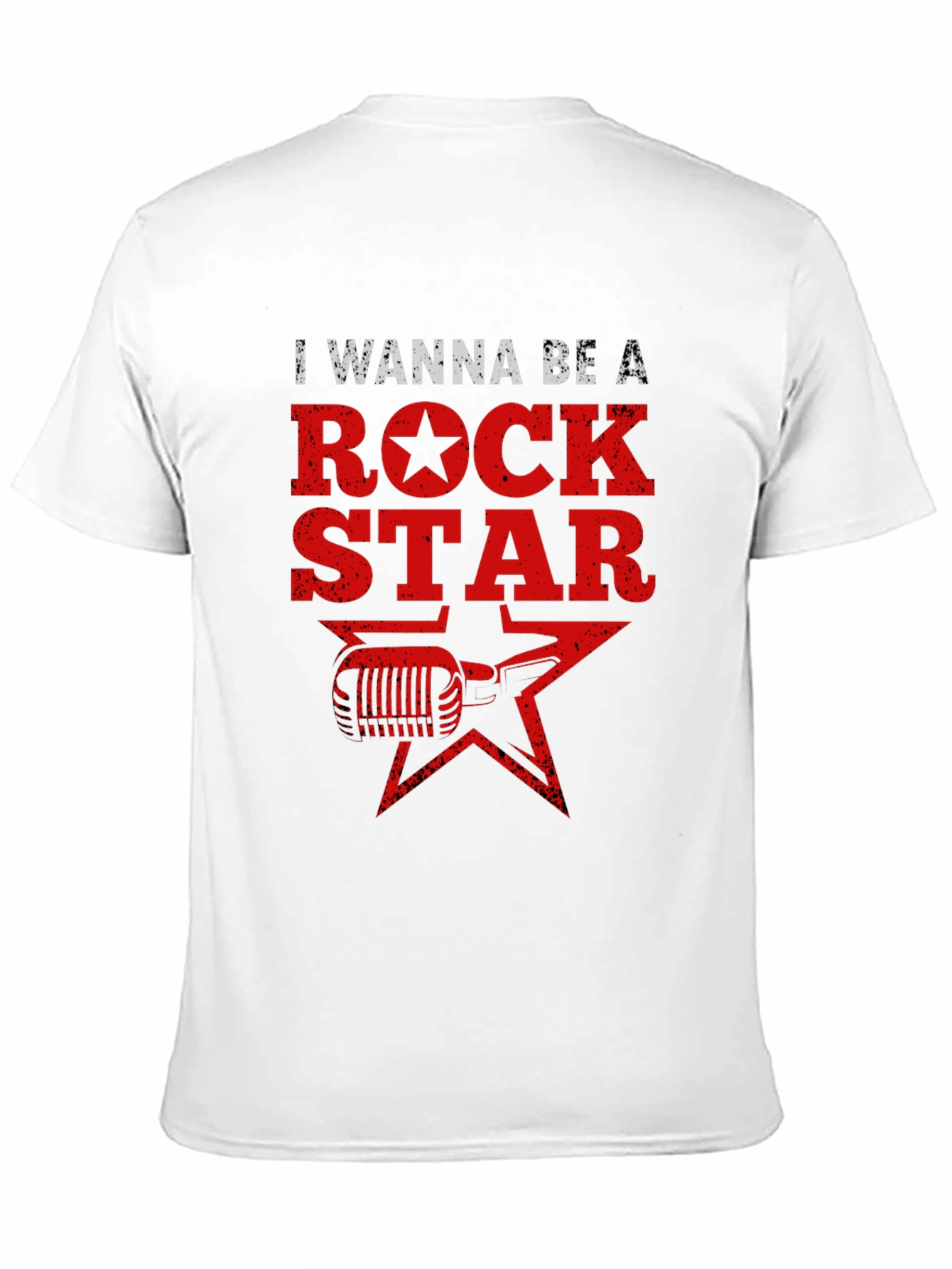 Rock Star Graphic Tee - Black Cotton T-Shirt