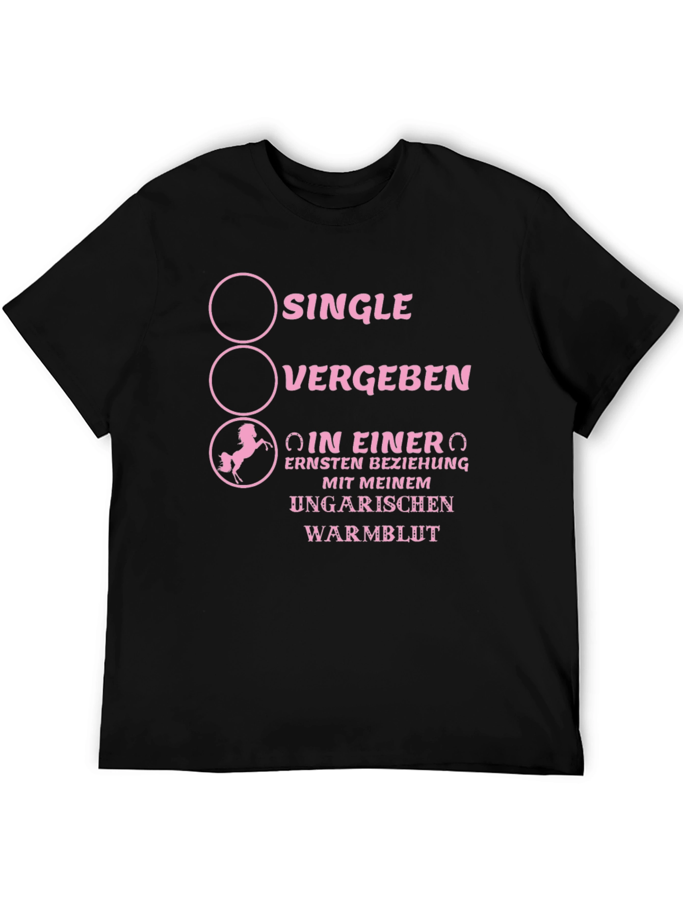 Single Vergeben Warmblut Horse T-Shirt