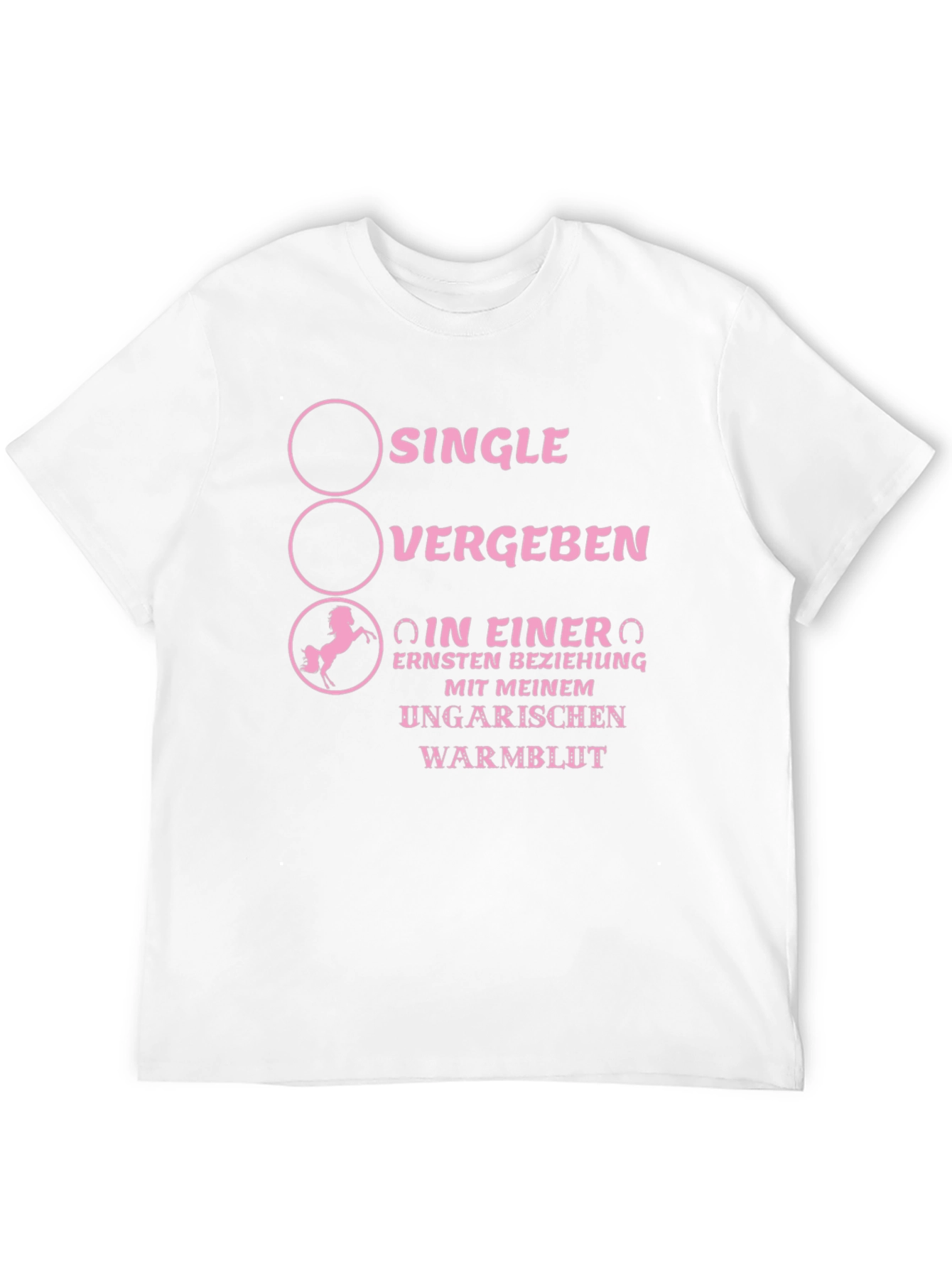 Single Vergeben Warmblut Horse T-Shirt