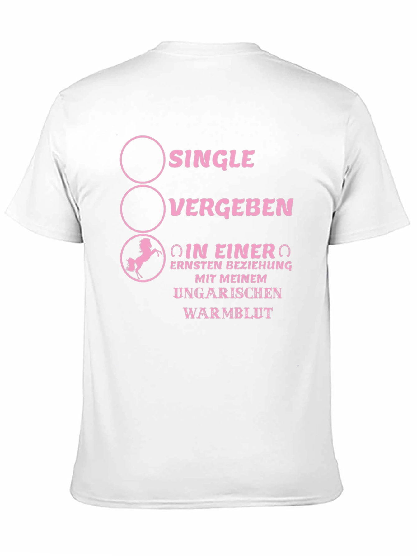 Single Vergeben Warmblut Horse T-Shirt