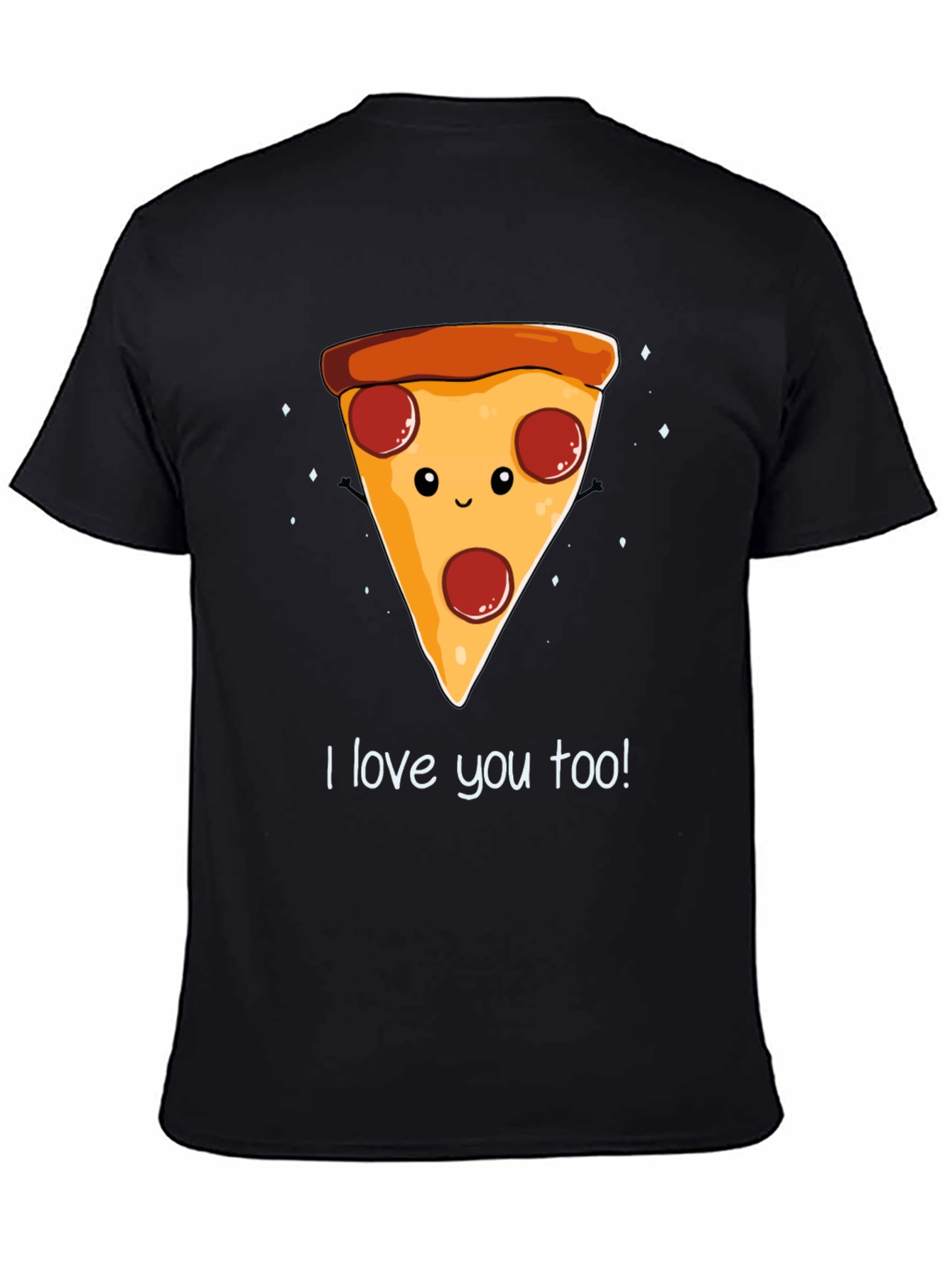 I Love You Too Pizza Graphic Tee