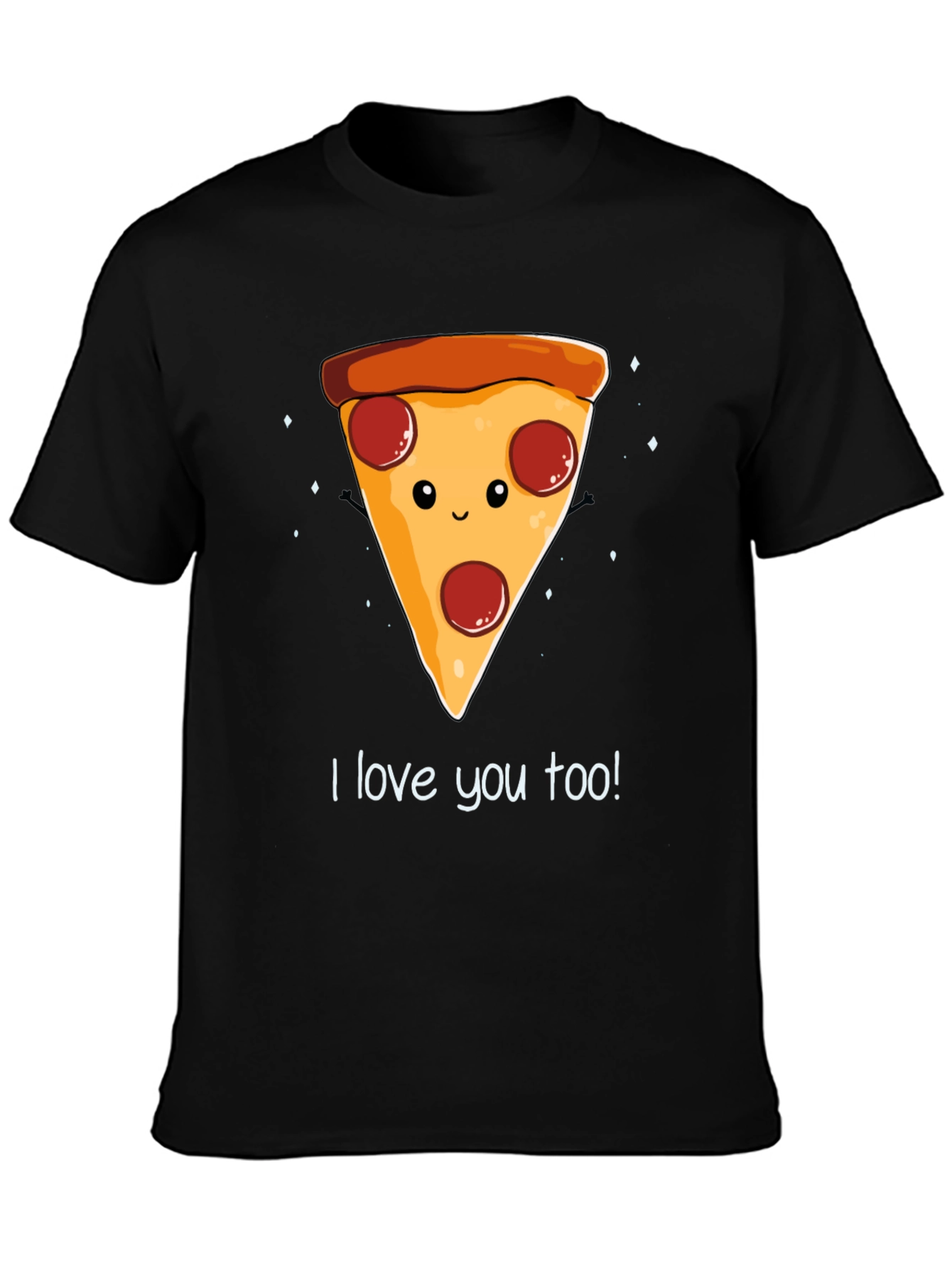 I Love You Too Pizza Graphic Tee