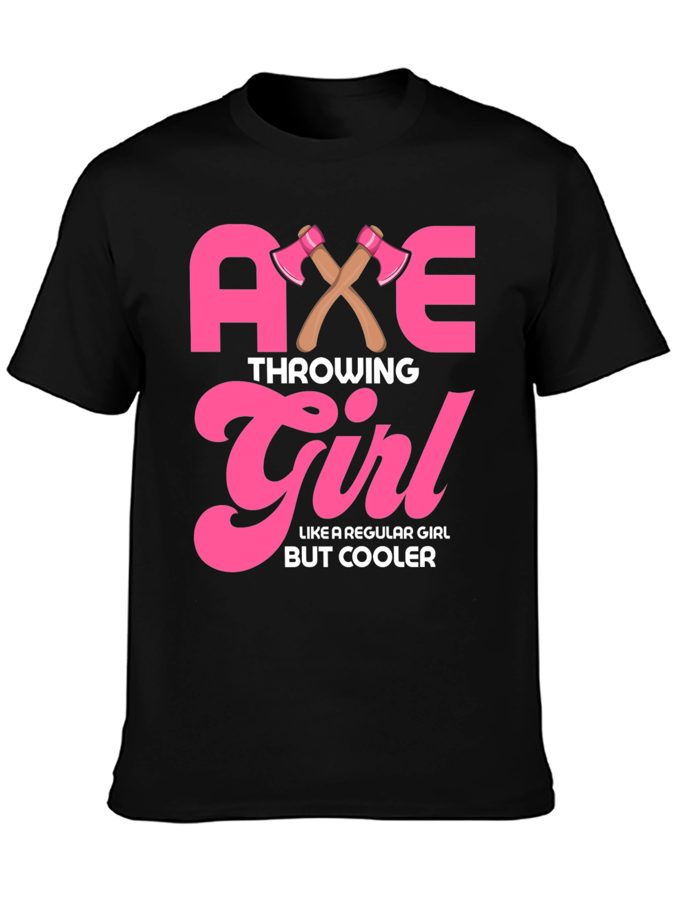 Axe Throwing Girl Graphic T-Shirt