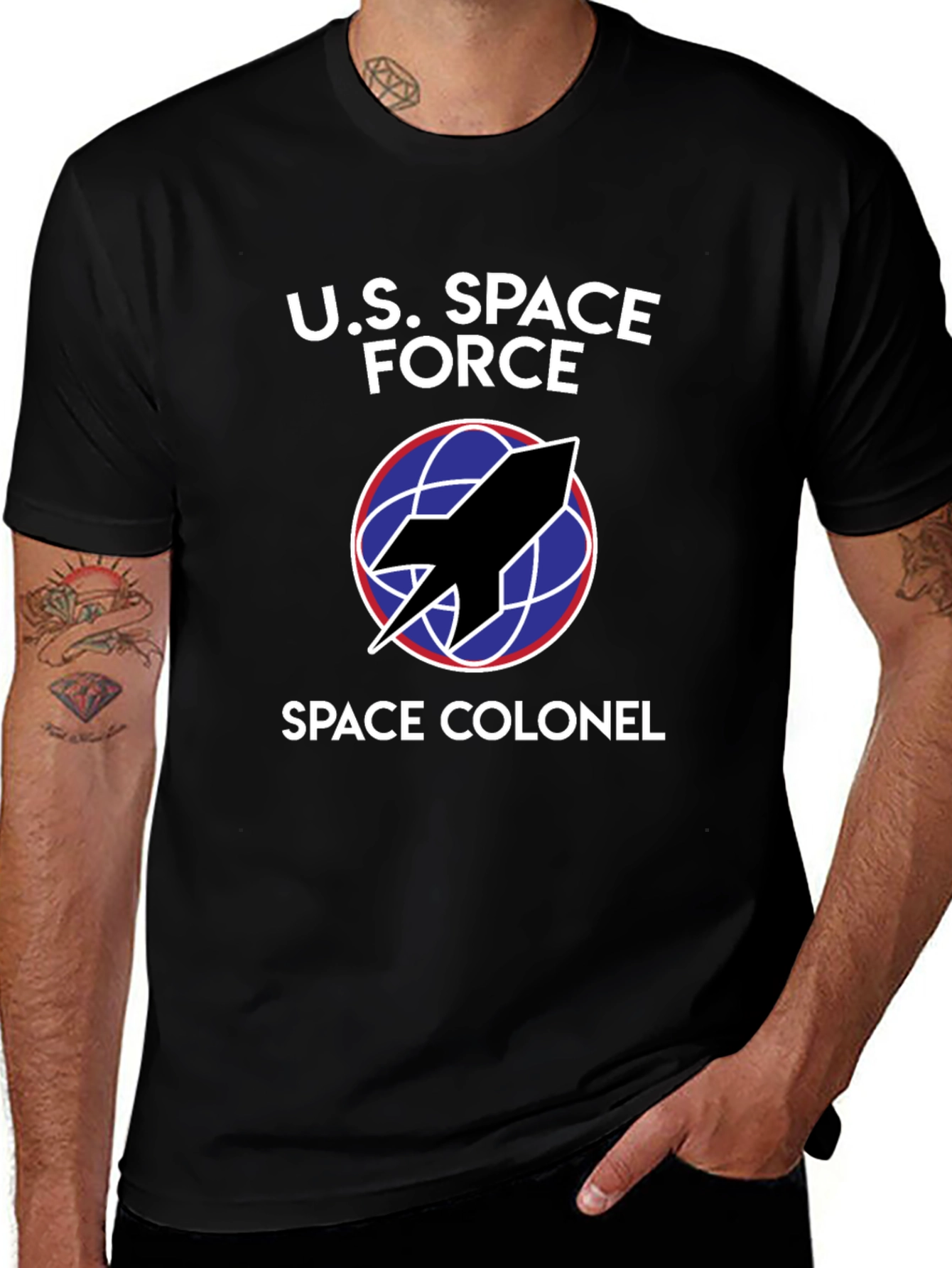 U.S. Space Force Space Colonel Graphic T-Shirt