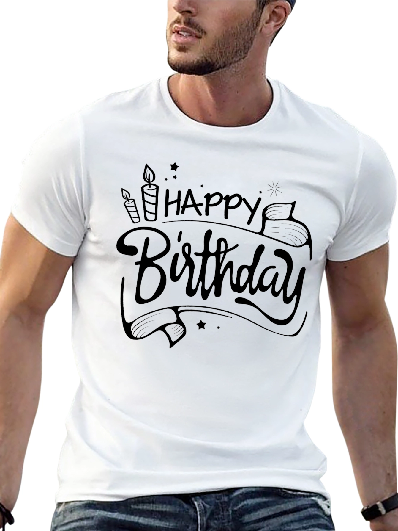 Happy Birthday Graphic T-Shirt | Soft Cotton Tee