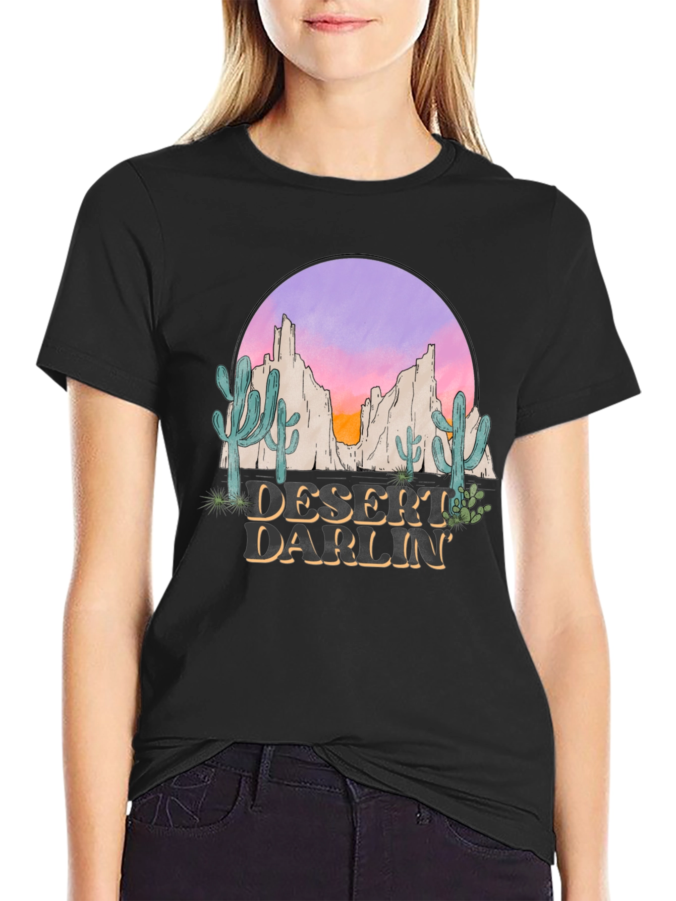 Desert Darlin Graphic Tee - Western Style