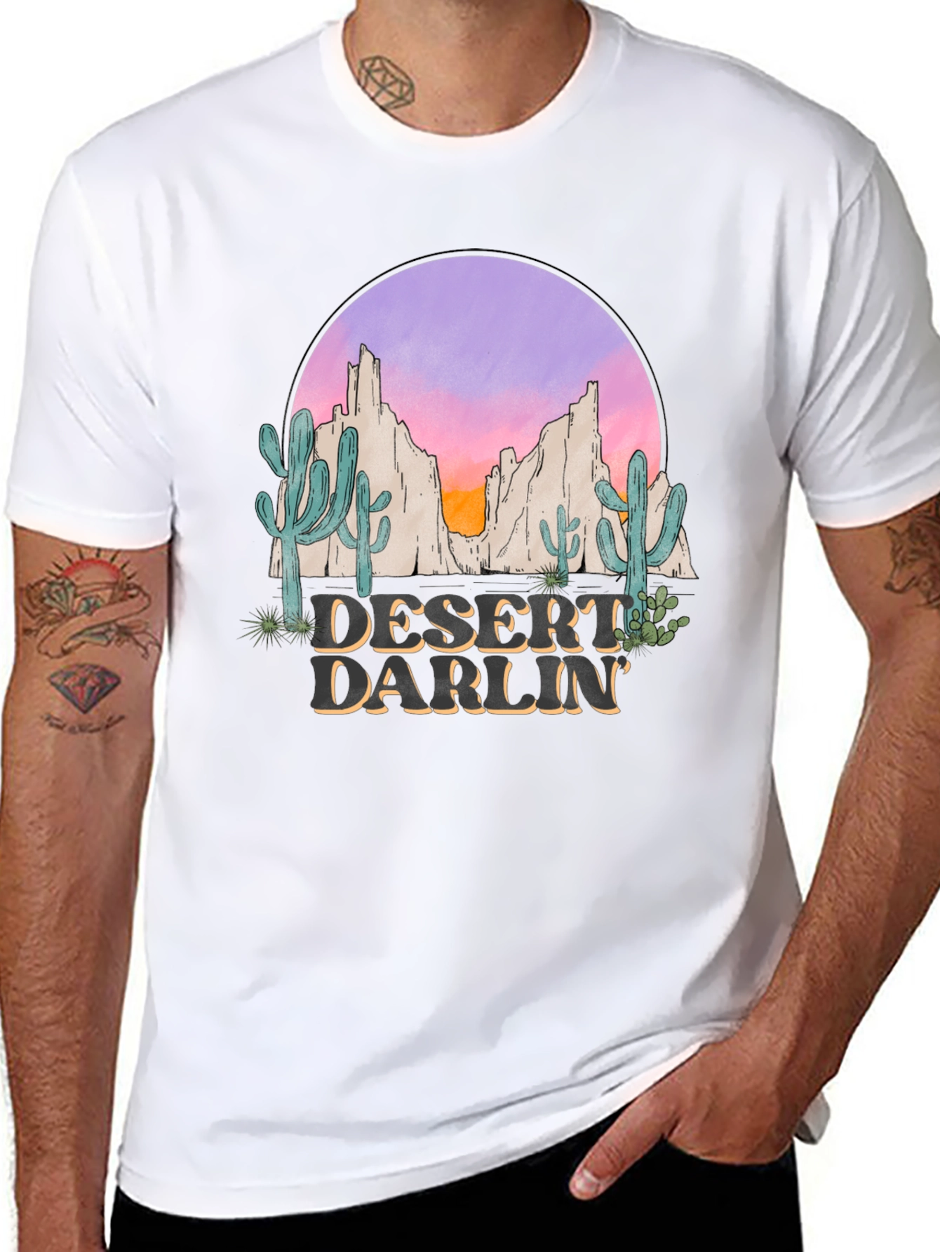 Desert Darlin Graphic Tee - Western Style