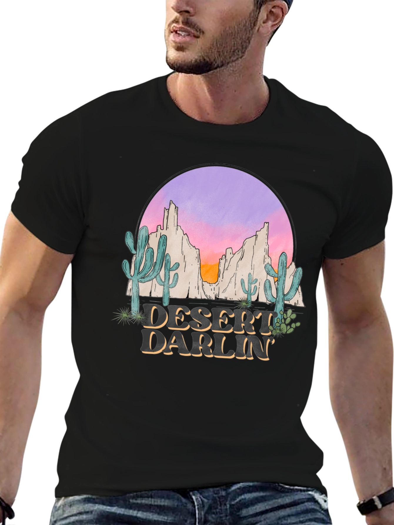 Desert Darlin Graphic Tee - Western Style