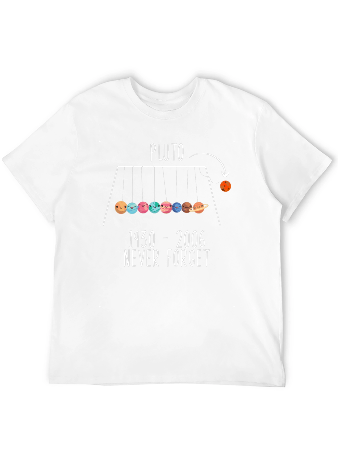 Pluto 1930-2006 Never Forget T-Shirt