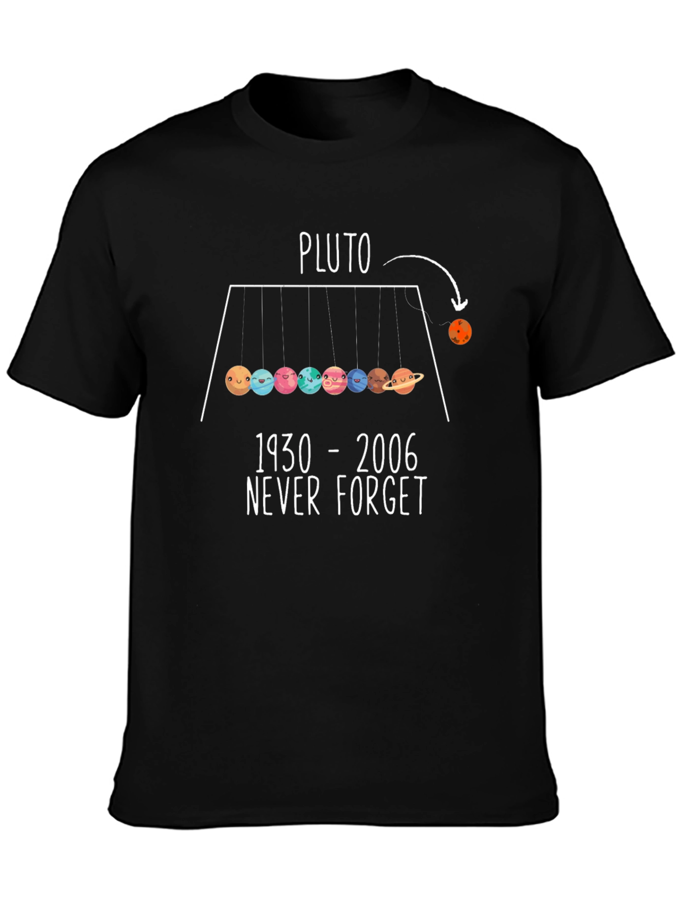 Pluto 1930-2006 Never Forget T-Shirt
