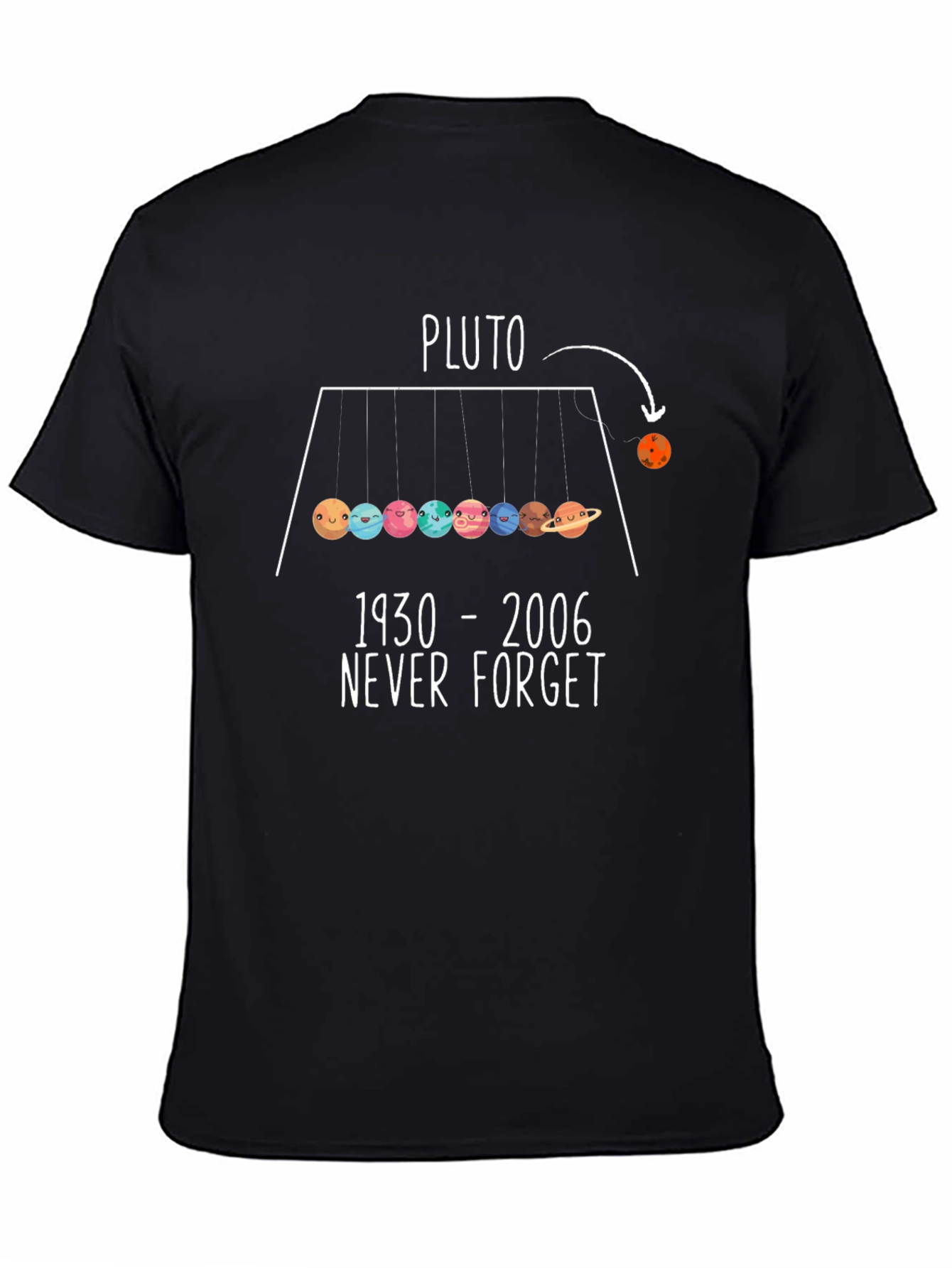 Pluto 1930-2006 Never Forget T-Shirt