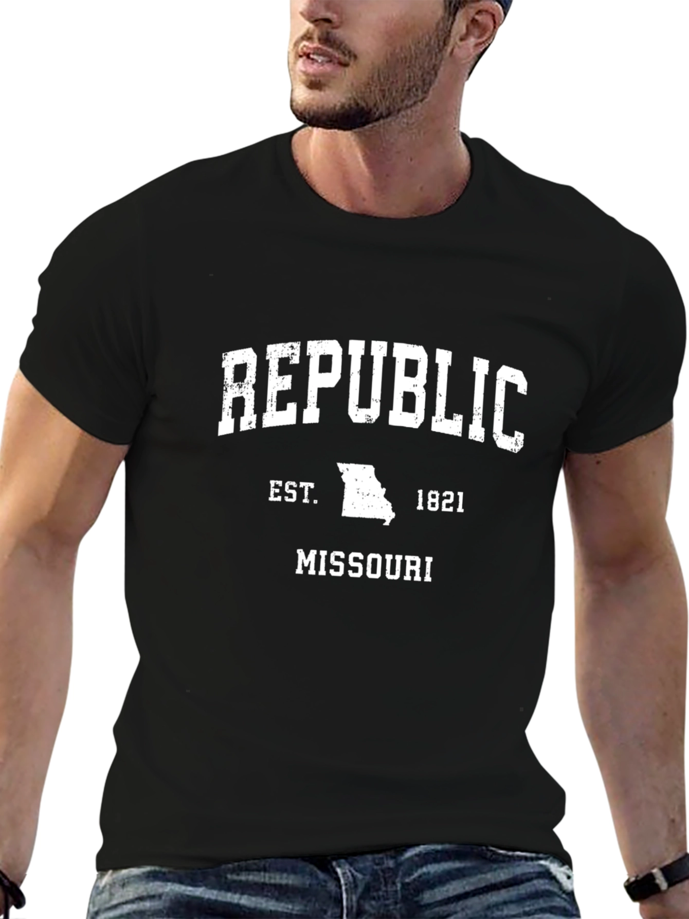 Republic Missouri Black T-Shirt