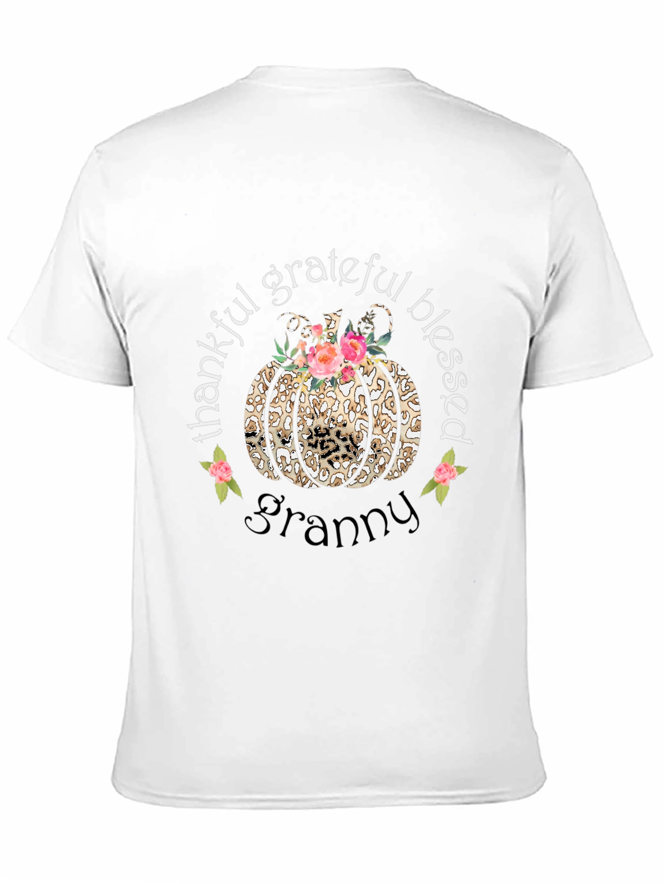 Thankful Grateful Blessed Granny T-Shirt