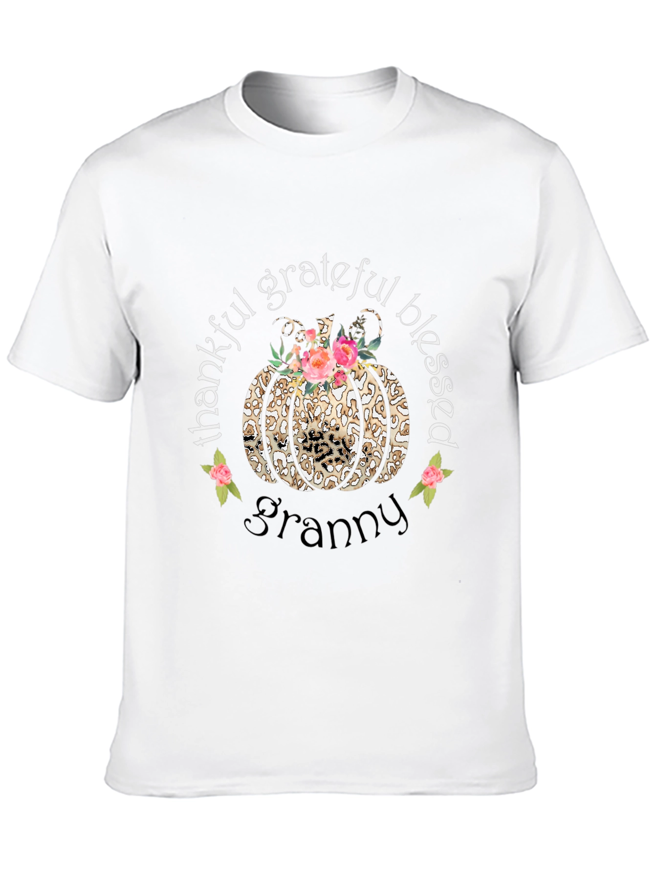 Thankful Grateful Blessed Granny T-Shirt