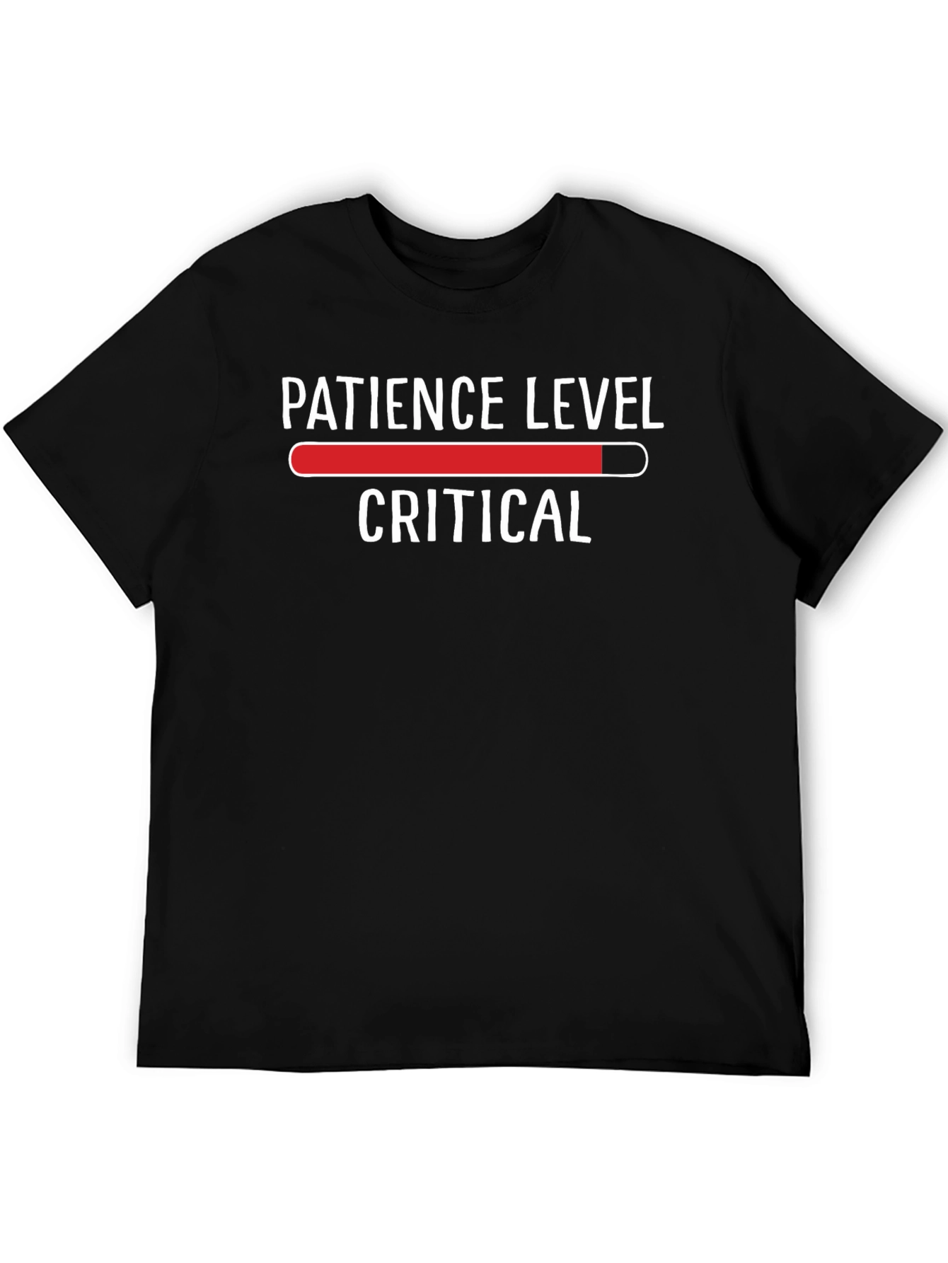 Patience Level Critical Graphic Tee