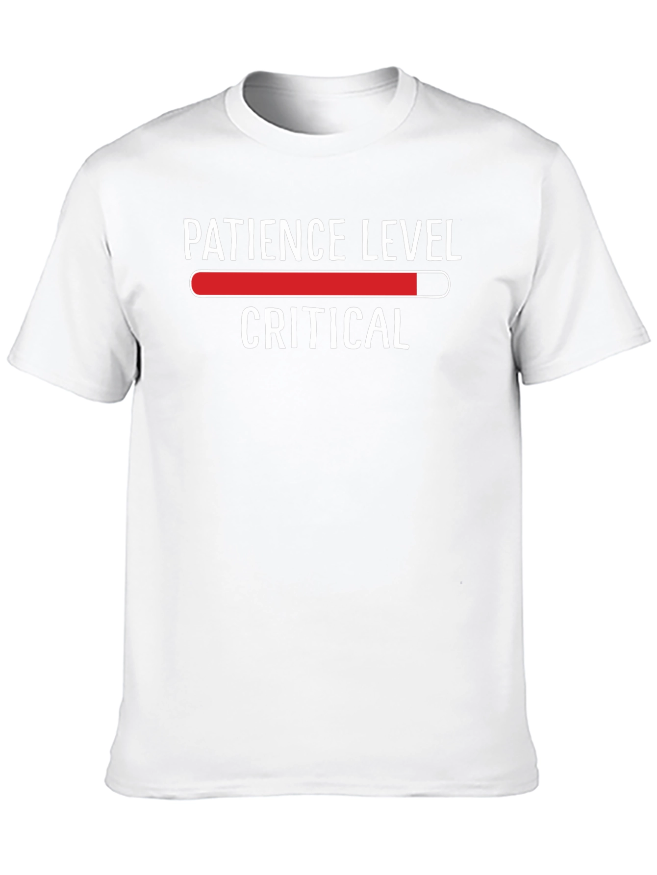 Patience Level Critical Graphic Tee