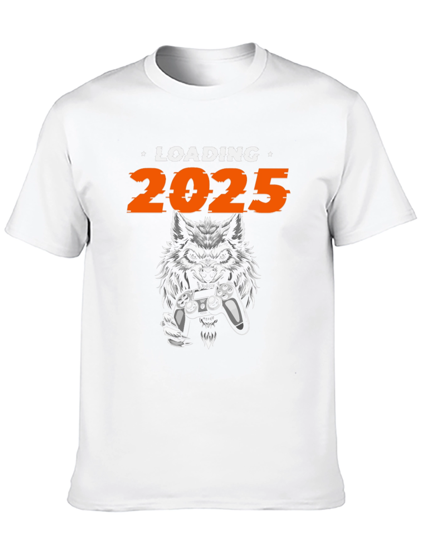 Loading 2025 Wolf Gamer Black T-Shirt