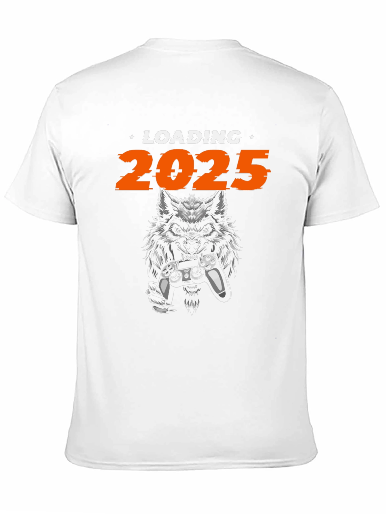 Loading 2025 Wolf Gamer Black T-Shirt