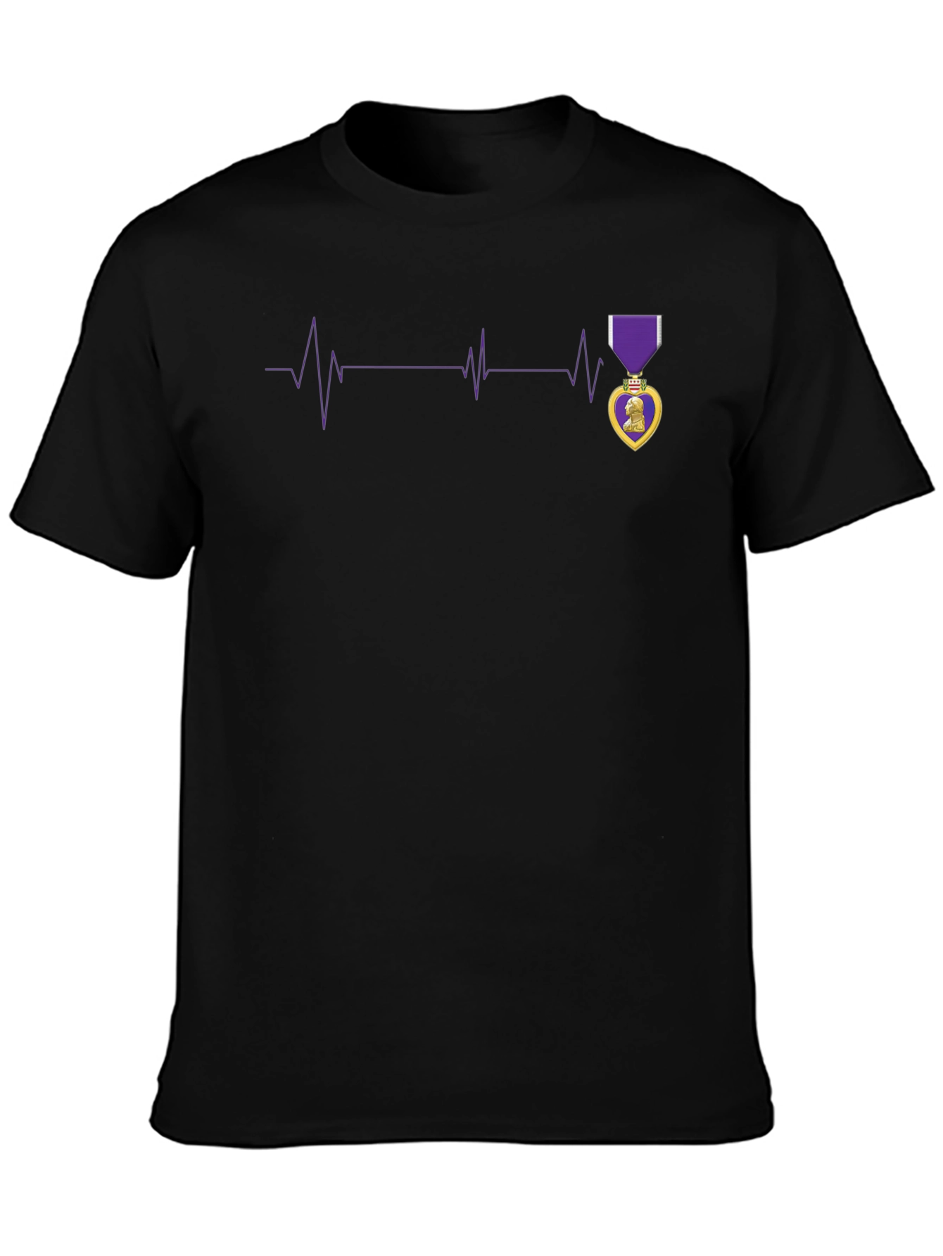 Purple Heart Beat T-Shirt