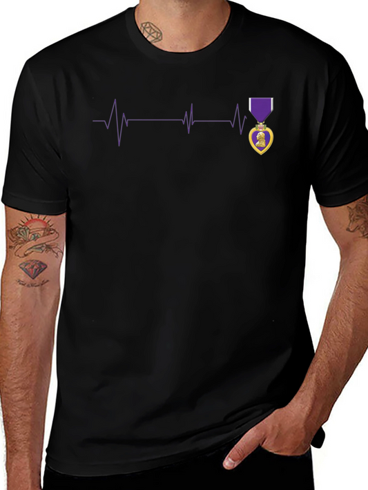 Purple Heart Beat T-Shirt