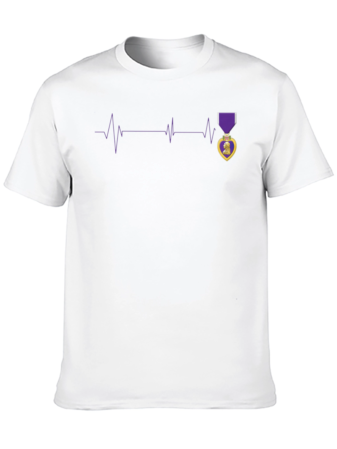 Purple Heart Beat T-Shirt