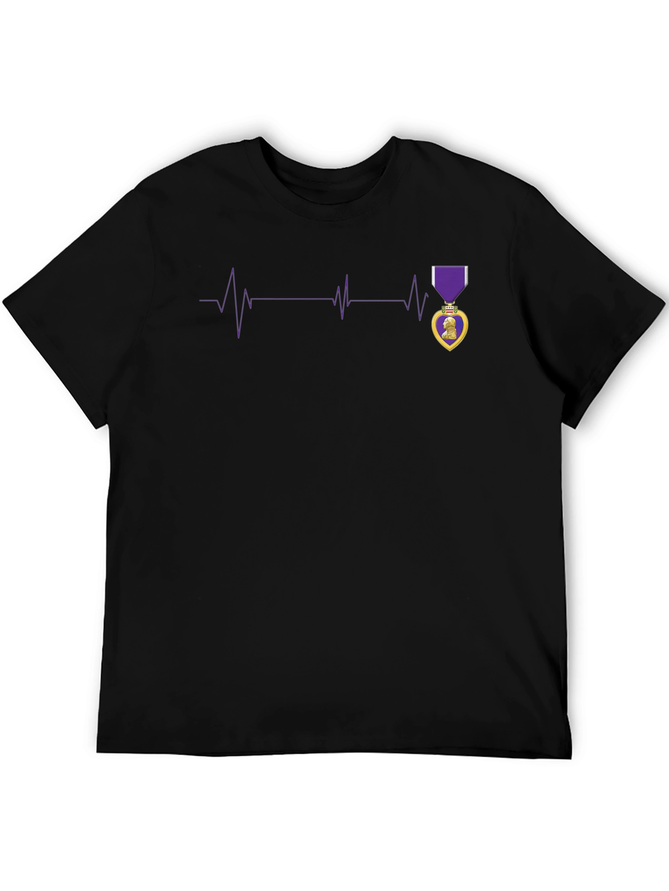 Purple Heart Beat T-Shirt