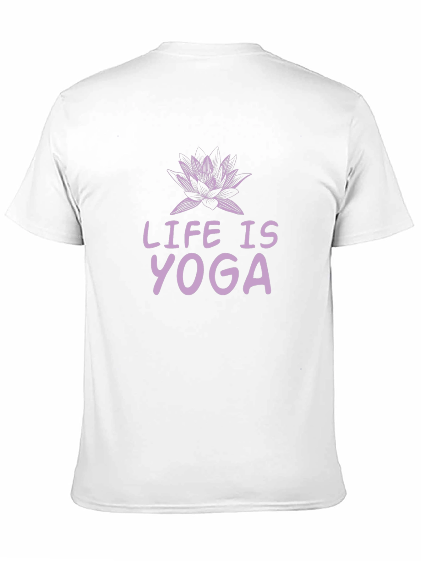 Life is Yoga T-Shirt - Lotus Design