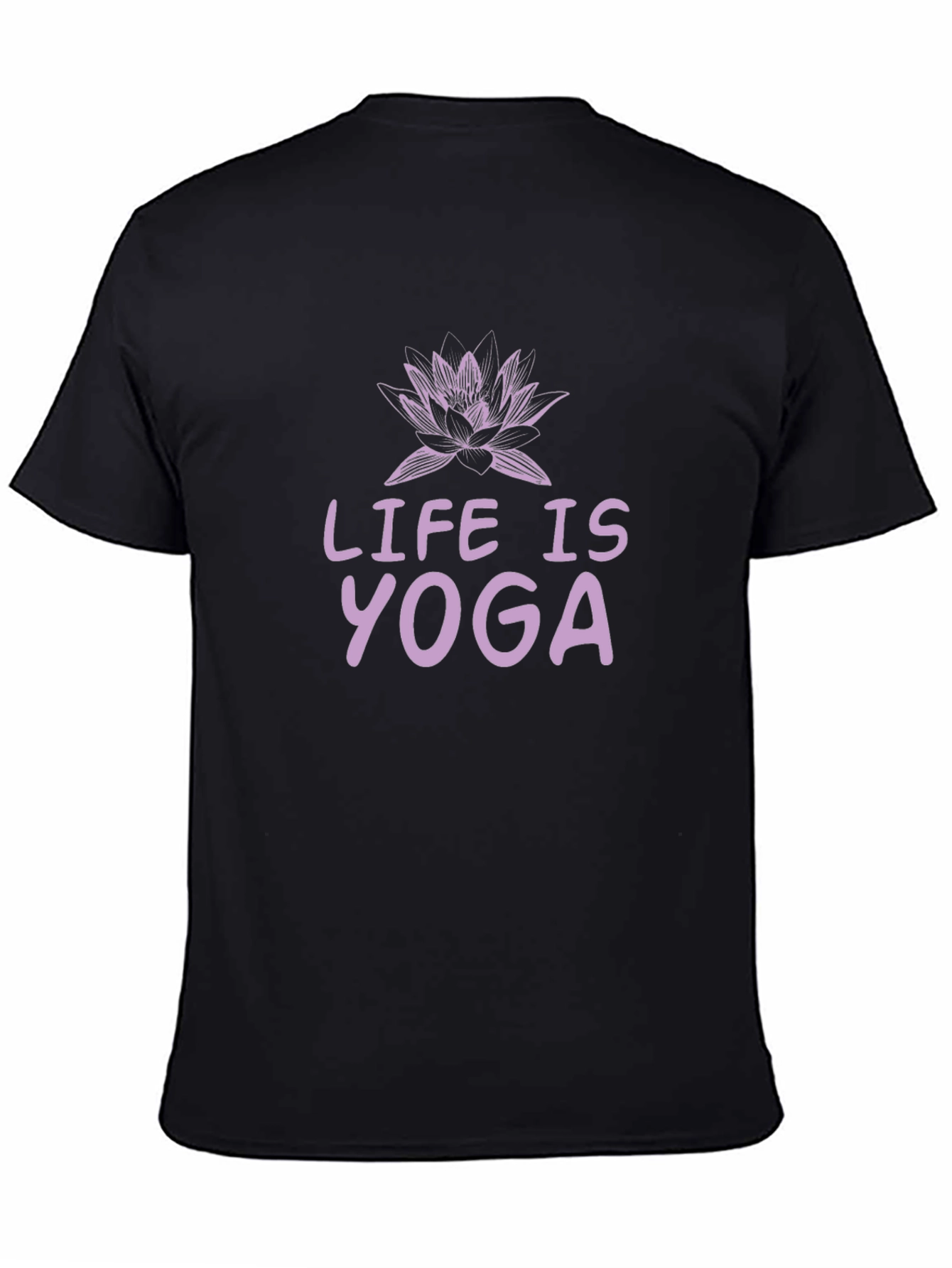 Life is Yoga T-Shirt - Lotus Design
