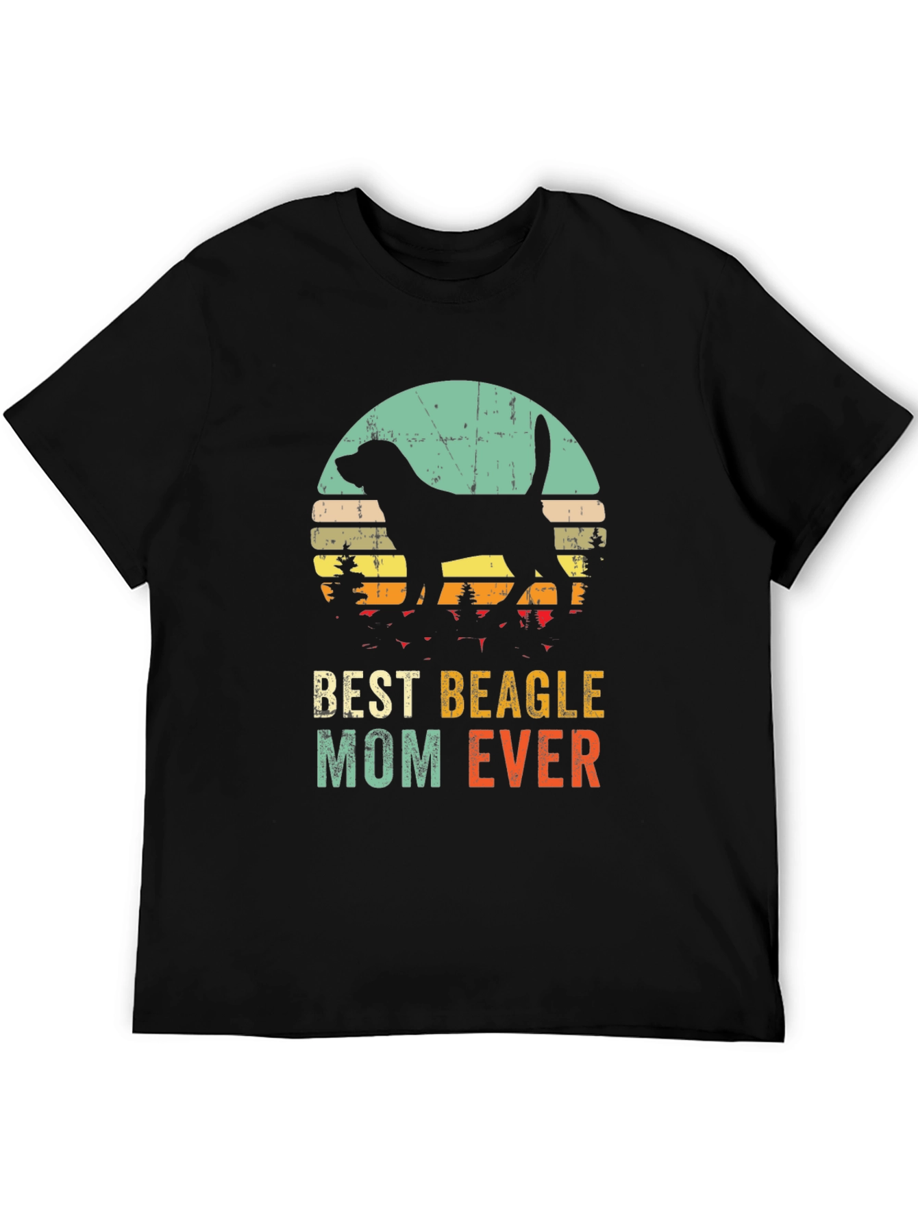 Best Beagle Mom Ever T-Shirt - Retro Style