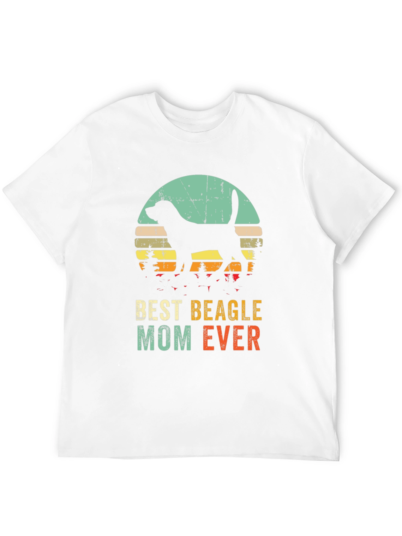 Best Beagle Mom Ever T-Shirt - Retro Style
