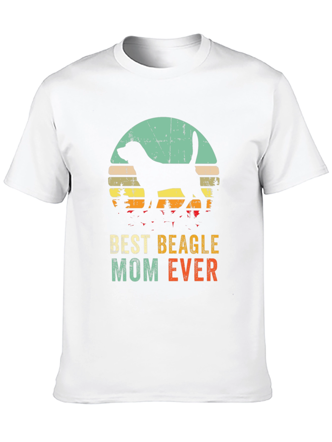 Best Beagle Mom Ever T-Shirt - Retro Style