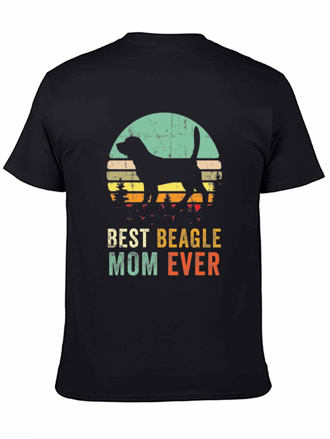 Best Beagle Mom Ever T-Shirt - Retro Style