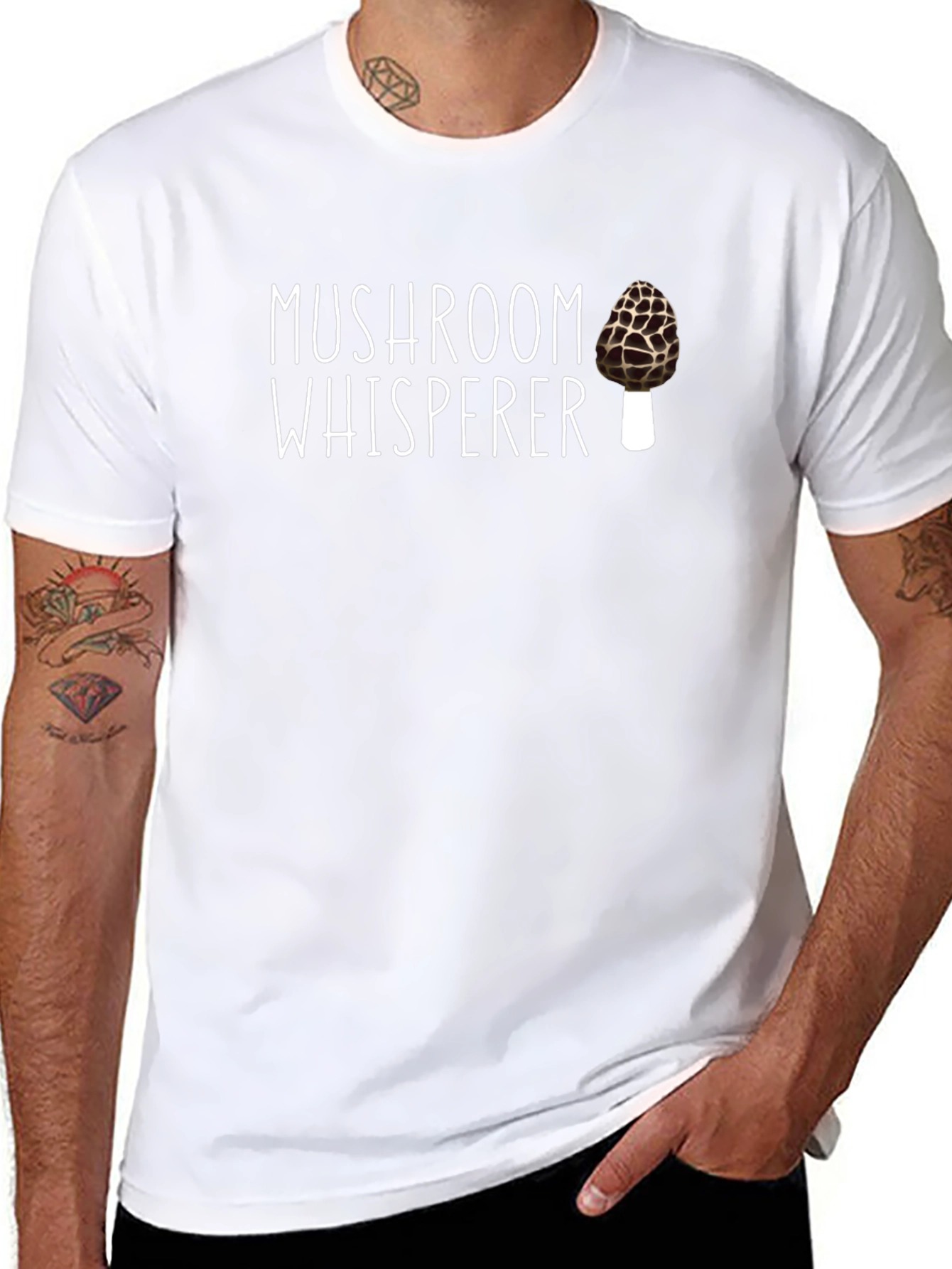 Mushroom Whisperer Graphic Tee - Morel Hunter Shirt
