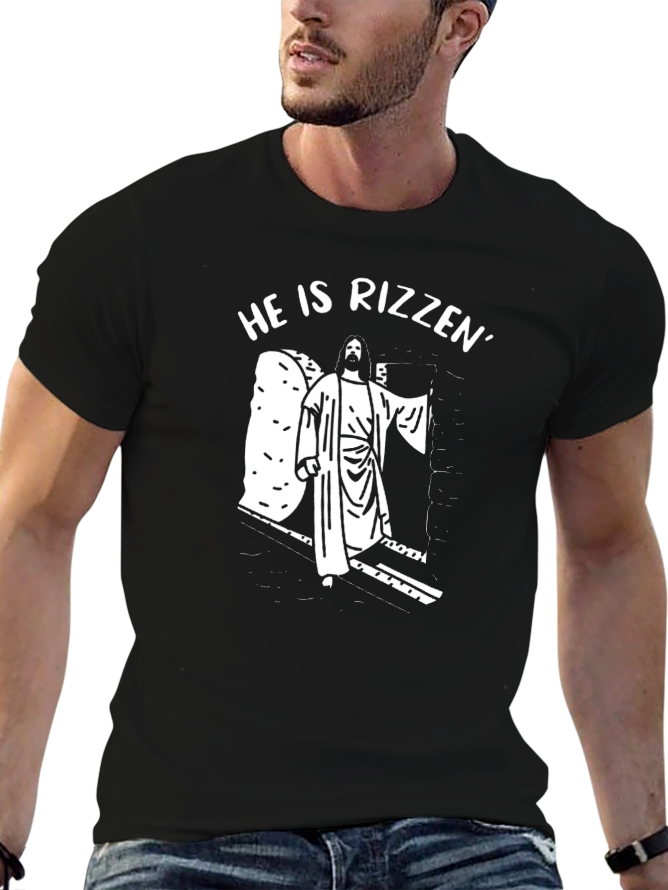 He is Rizzen T-Shirt: Christian Easter Humor