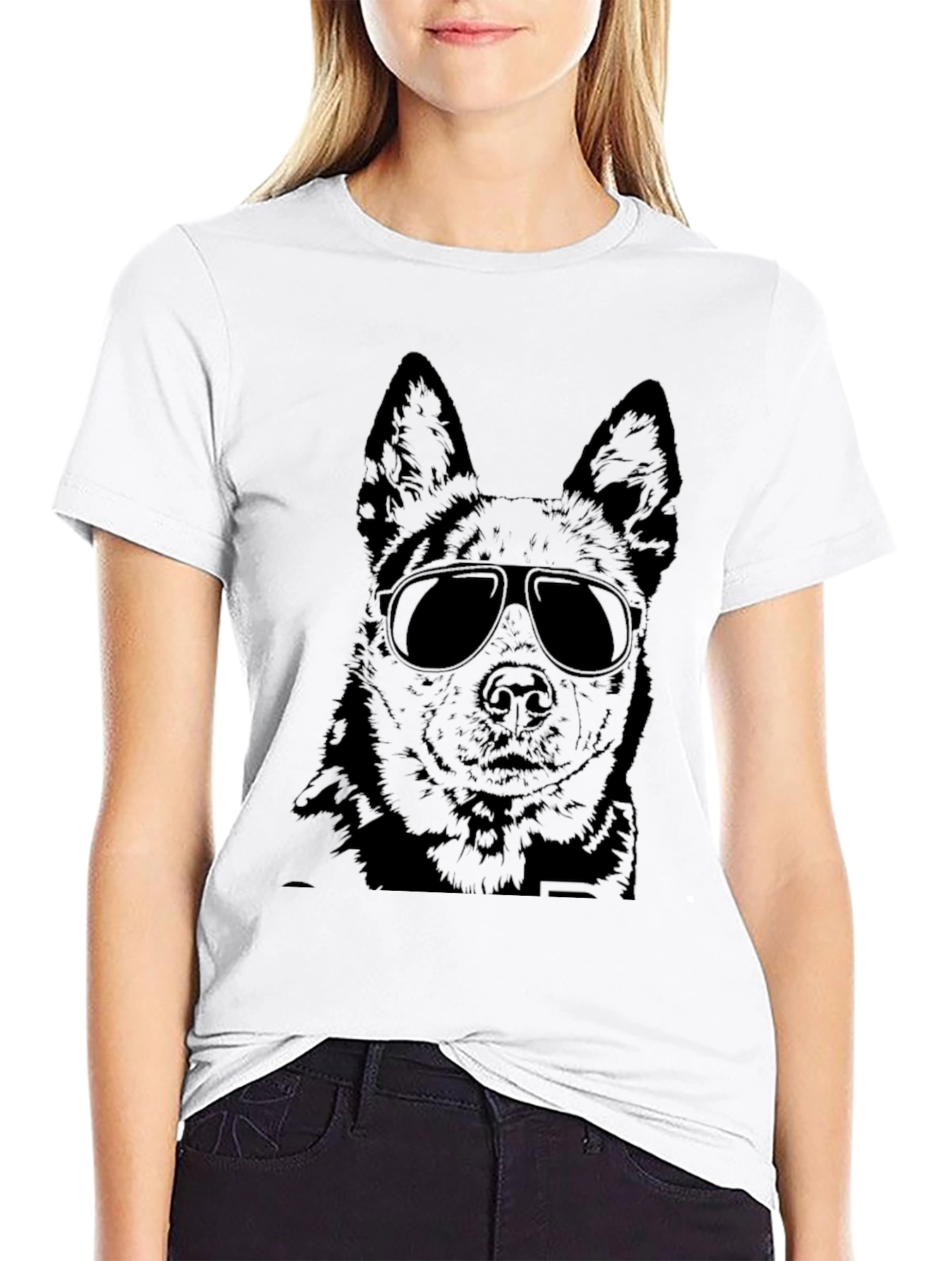 Cool Dog Tee: Stylish Canine Graphic T-Shirt