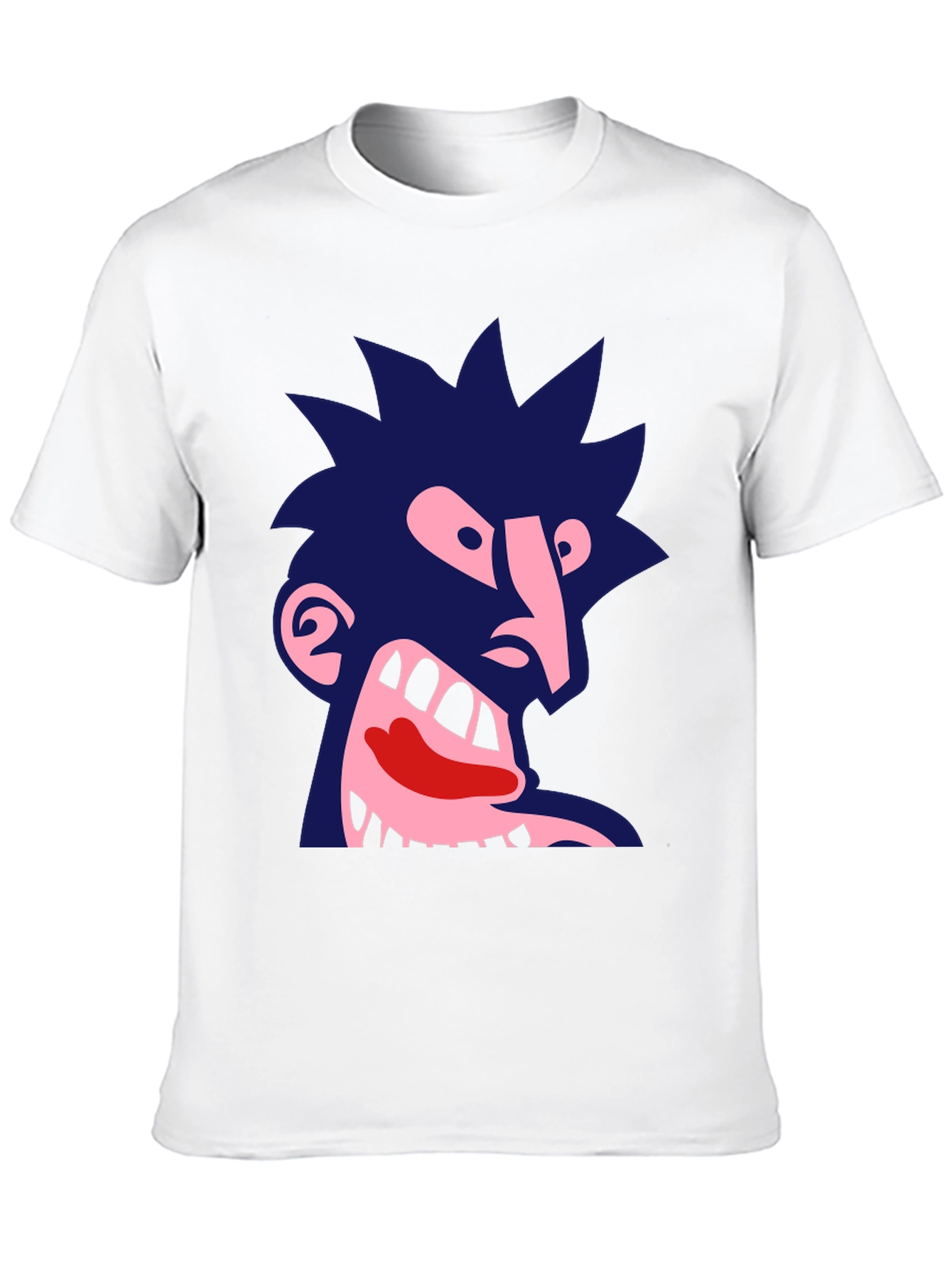 Abstract Graphic Print Tee - Dark Humor