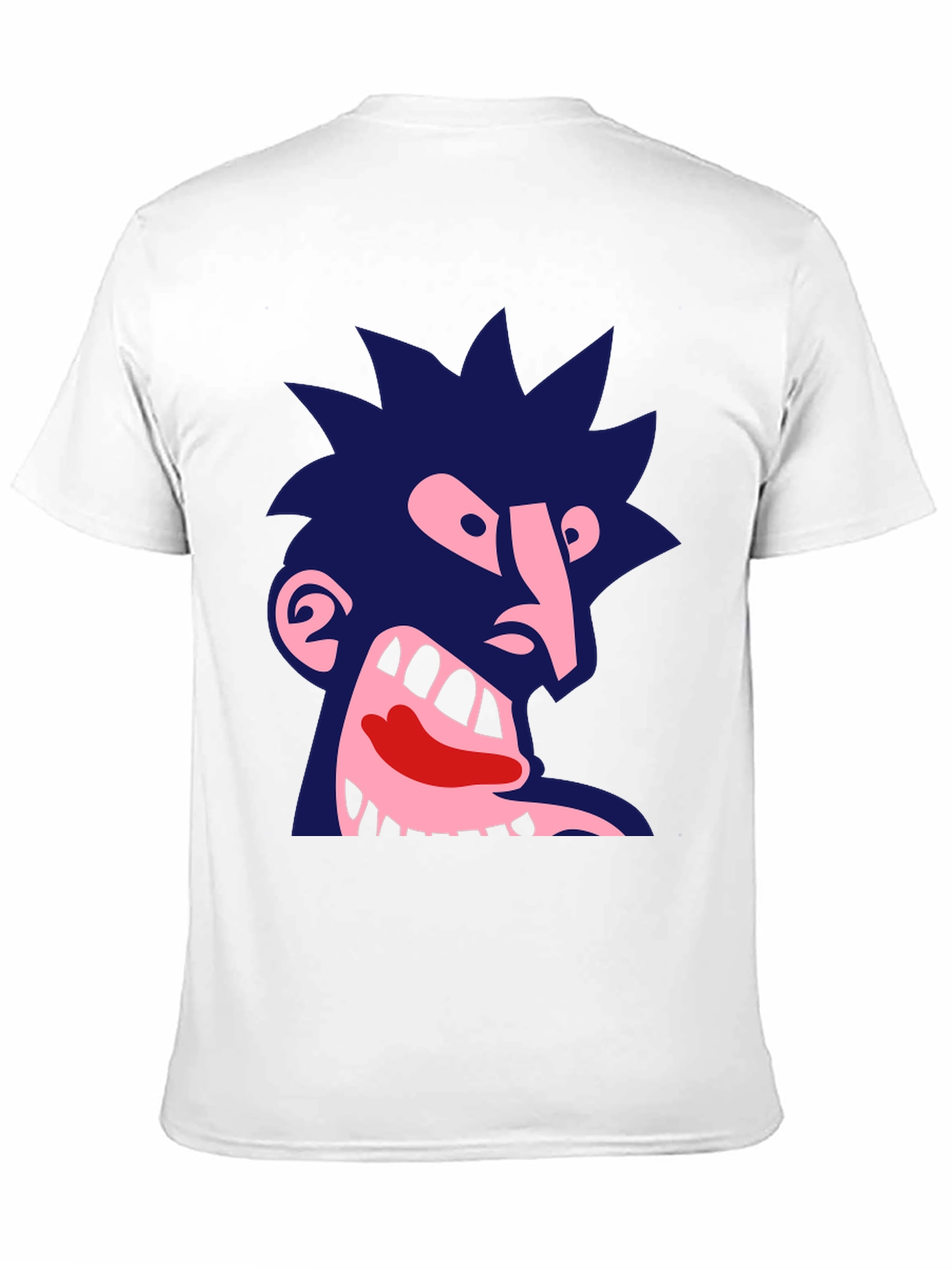 Abstract Graphic Print Tee - Dark Humor