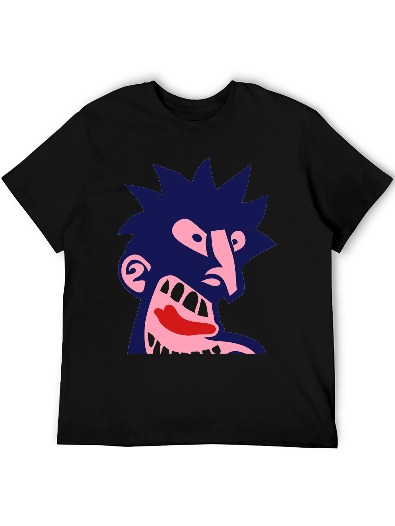 Abstract Graphic Print Tee - Dark Humor