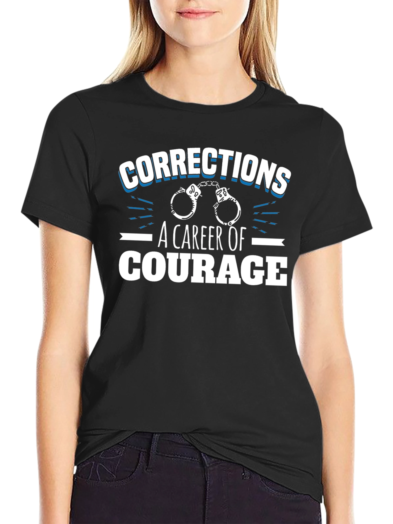 Corrections Career of Courage Graphic T-Shirt