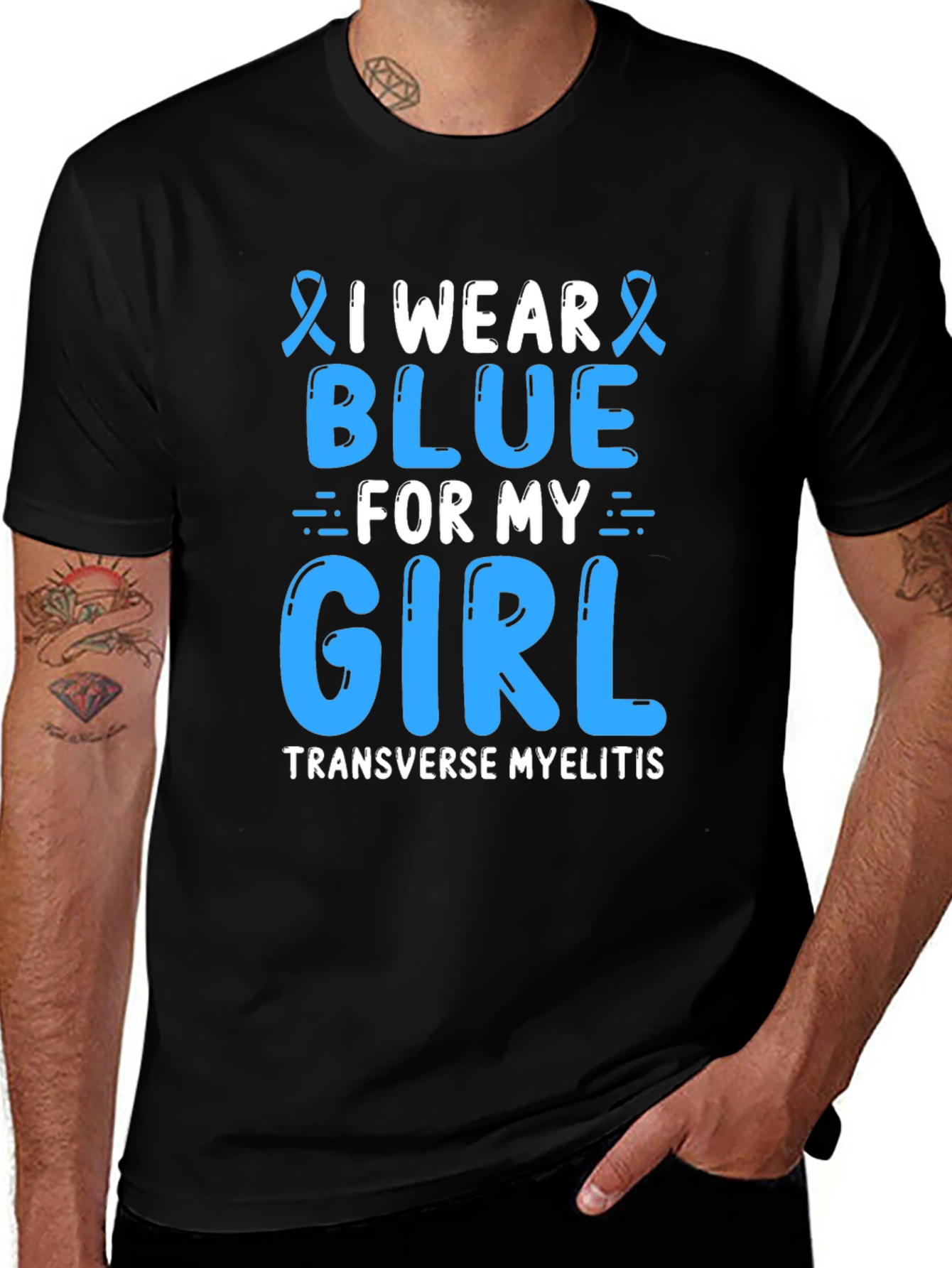 I Wear Blue For My Girl T-Shirt