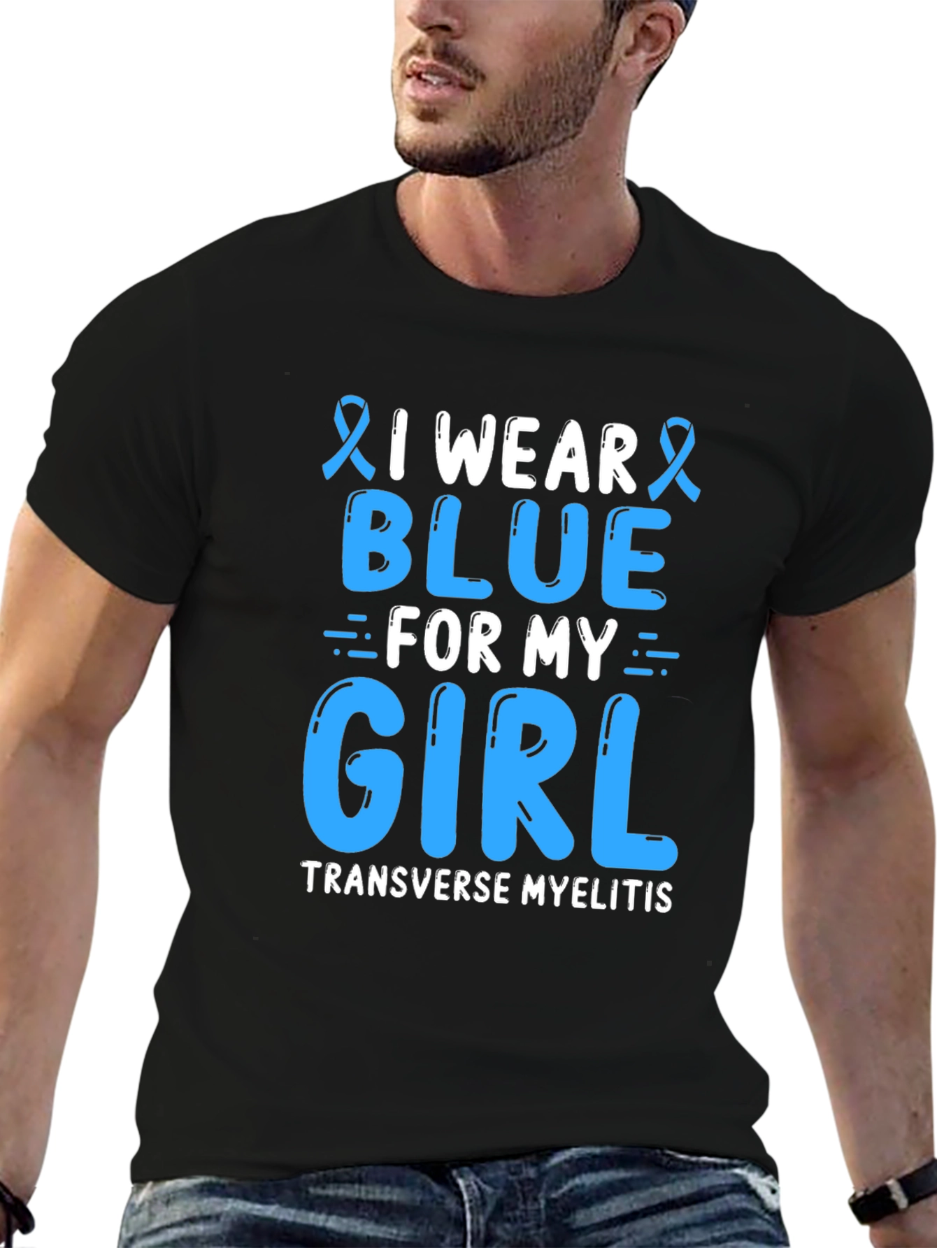 I Wear Blue For My Girl T-Shirt