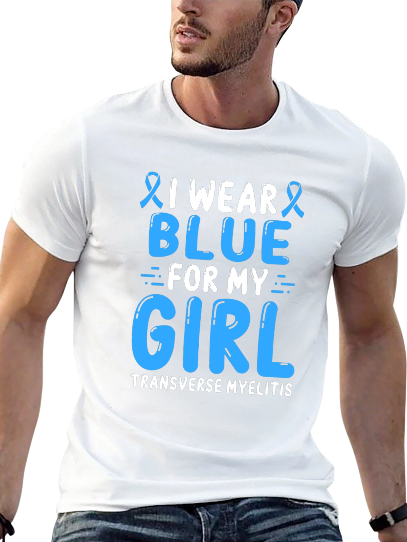I Wear Blue For My Girl T-Shirt